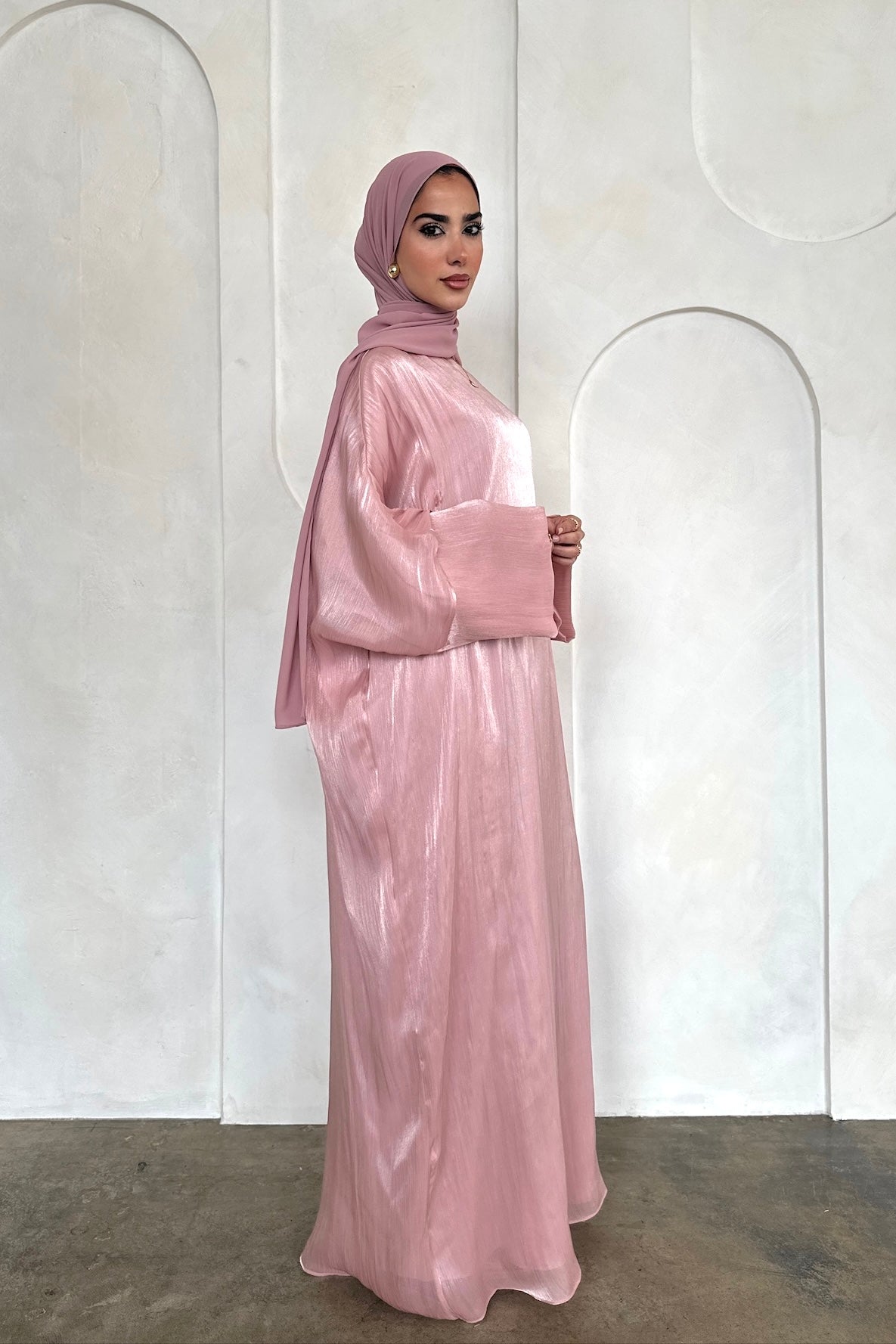 SORAYA BATWING ABAYA ROSE