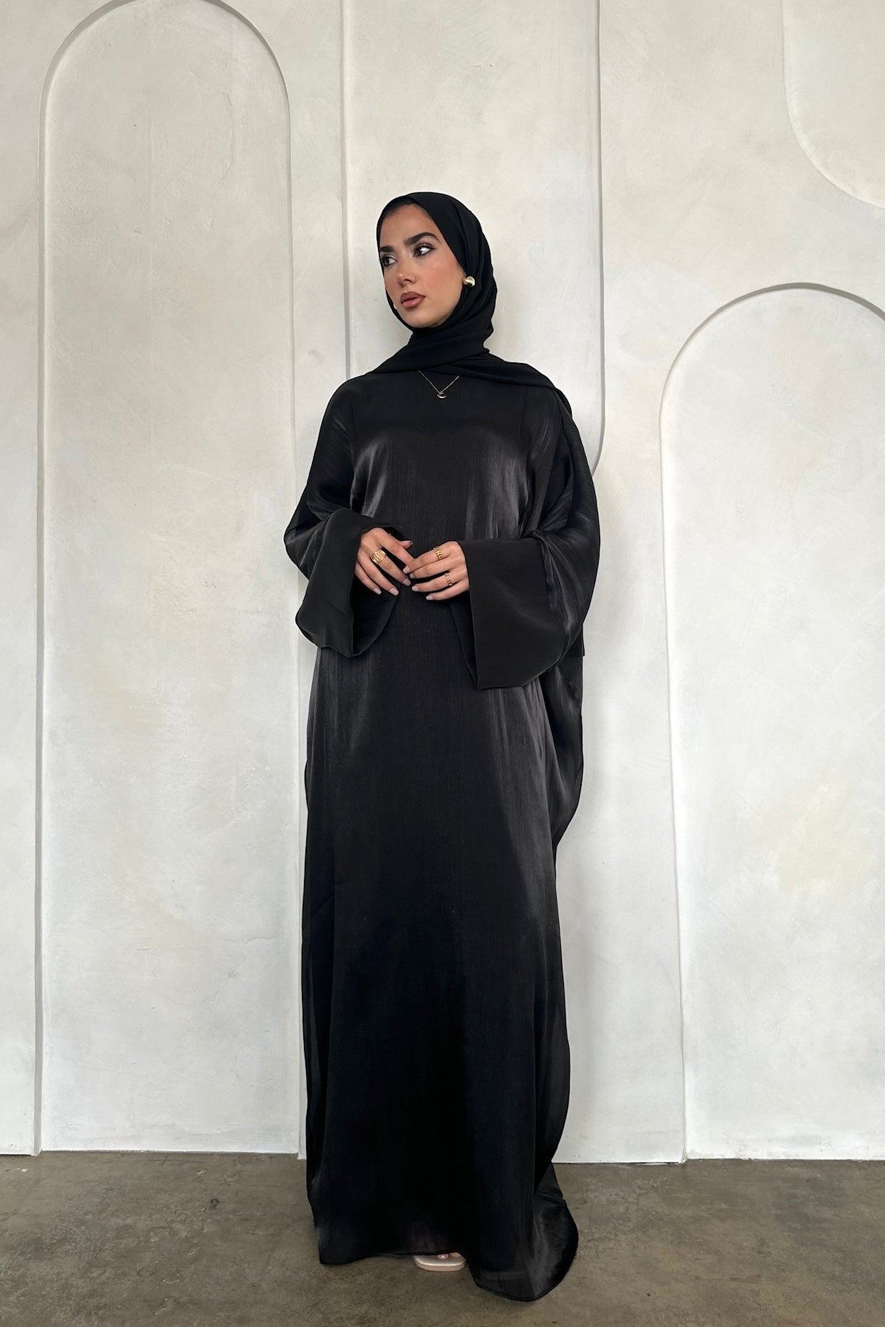 SORAYA BATWING ABAYA BLACK