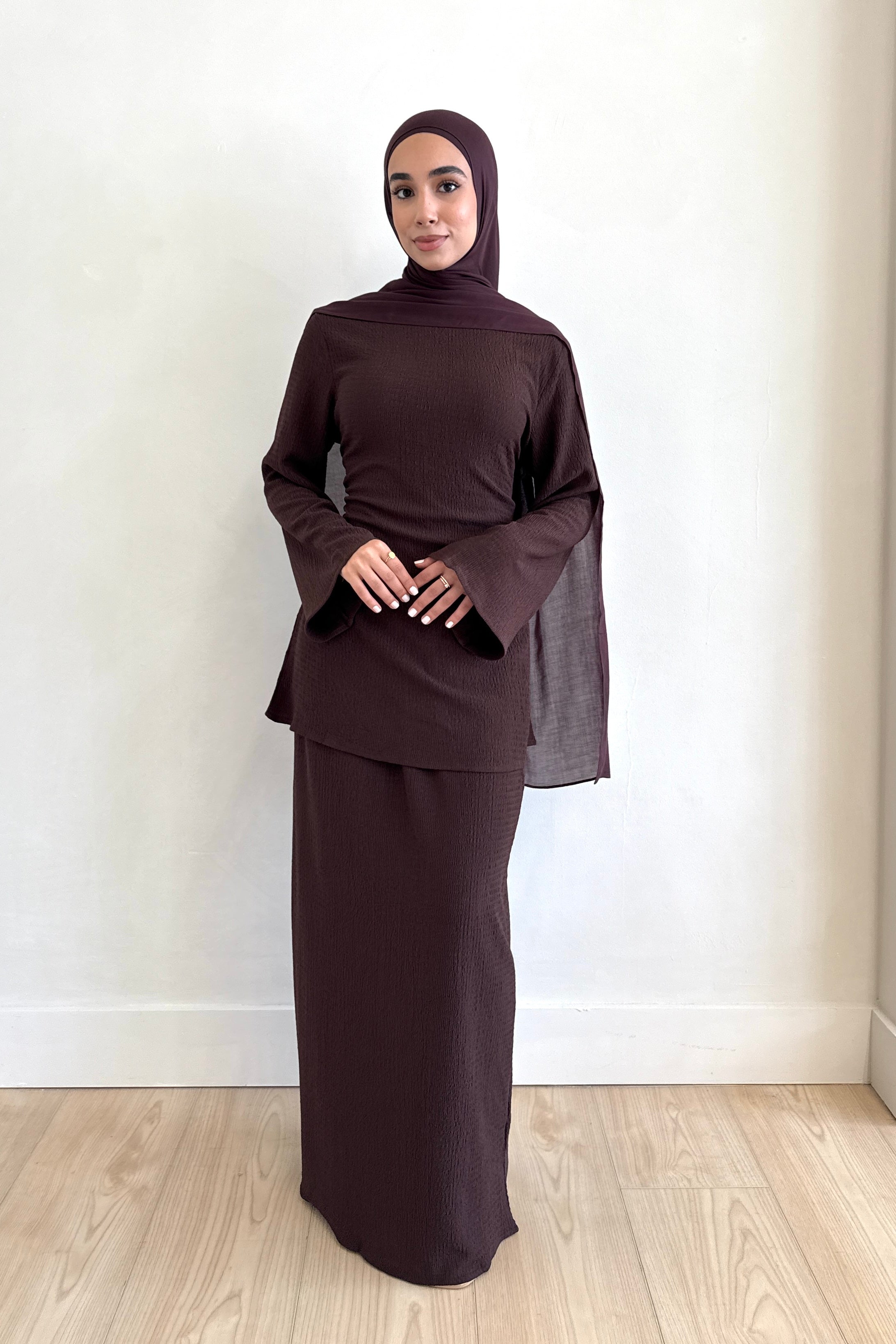 JANEEN SET CHOCOLATE