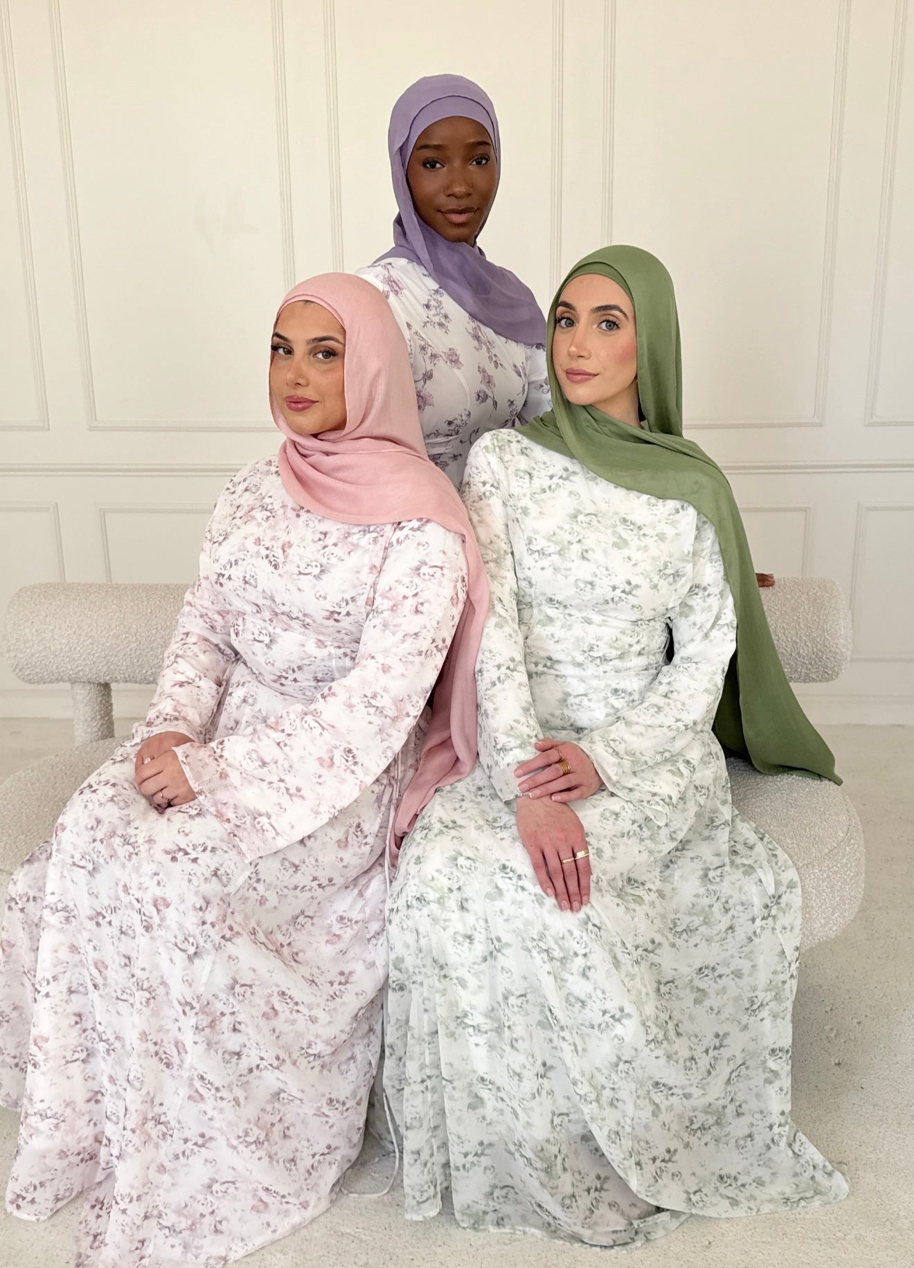 INAYA CHIFFON DRESS ROSE