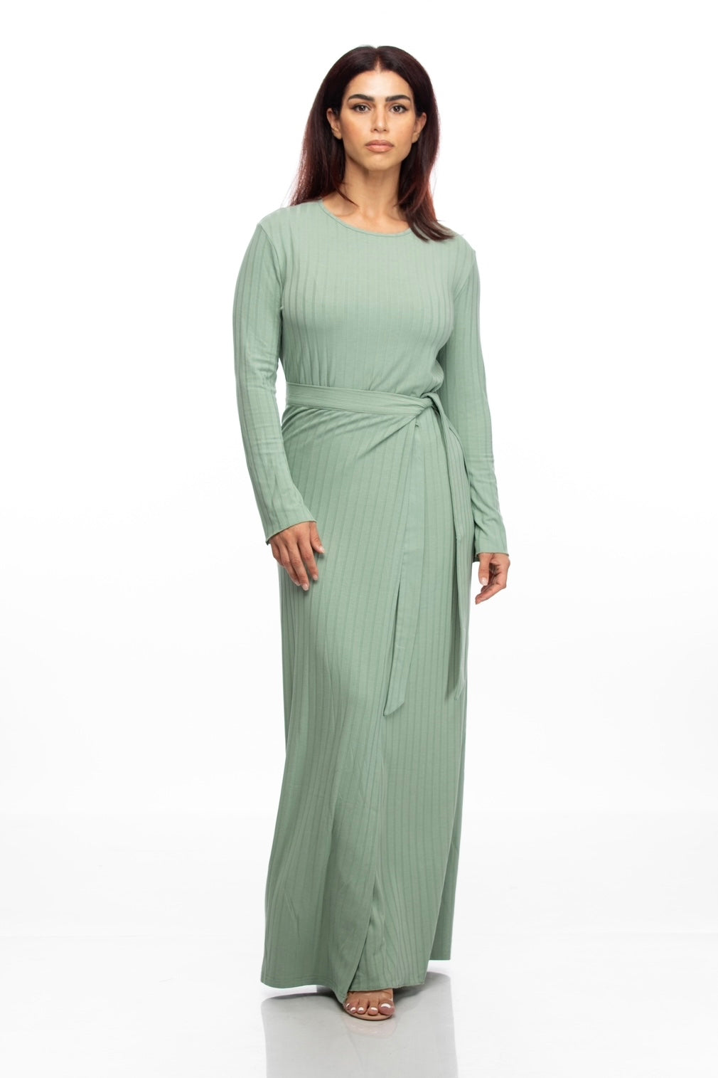 AMARA KNIT DRESS SET SAGE