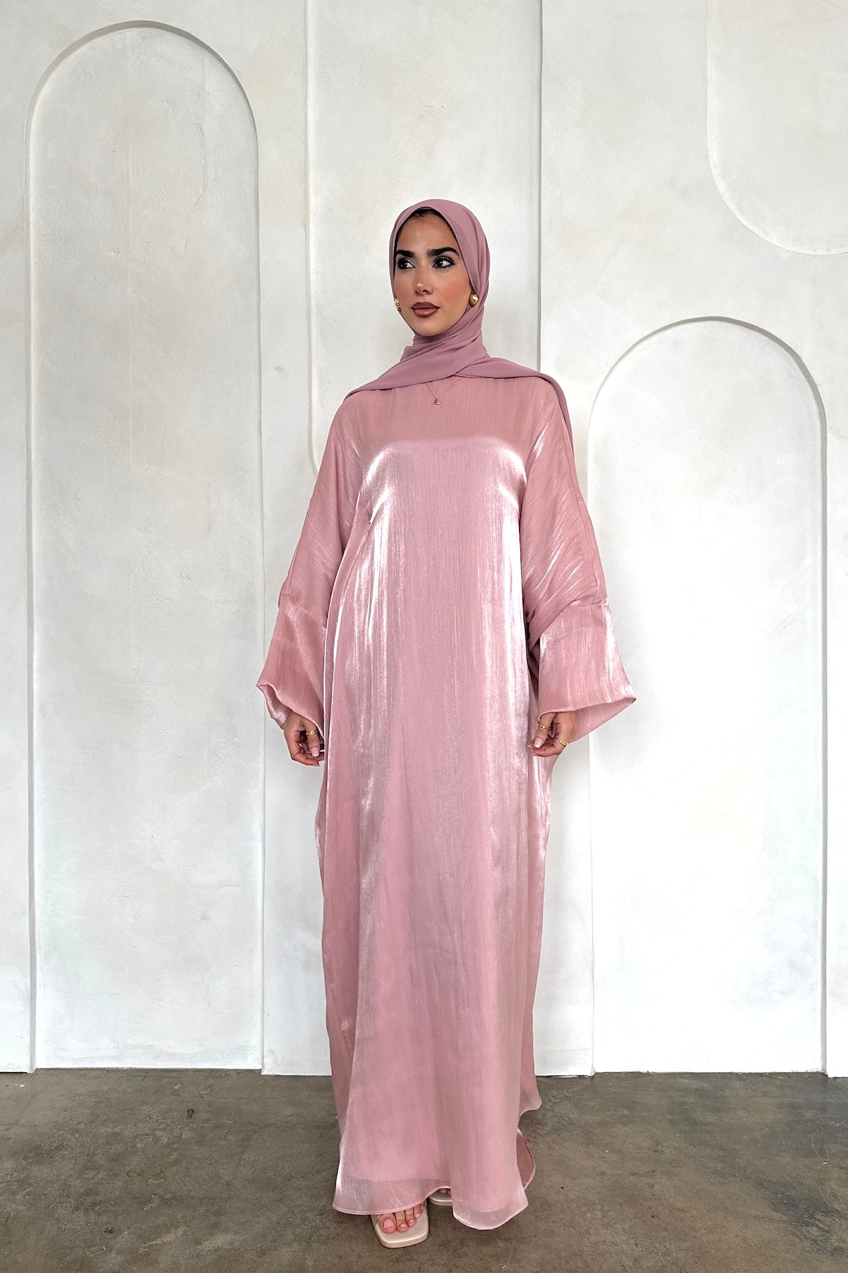 SORAYA BATWING ABAYA ROSE