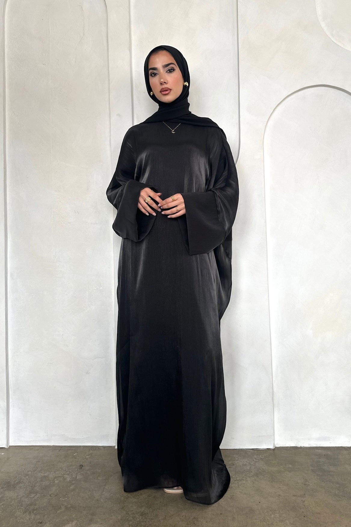 SORAYA BATWING ABAYA BLACK