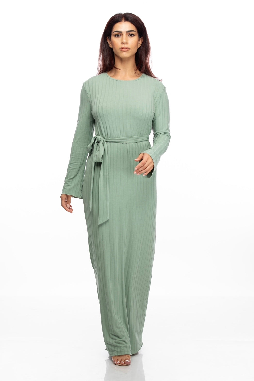 AMARA KNIT DRESS SET SAGE
