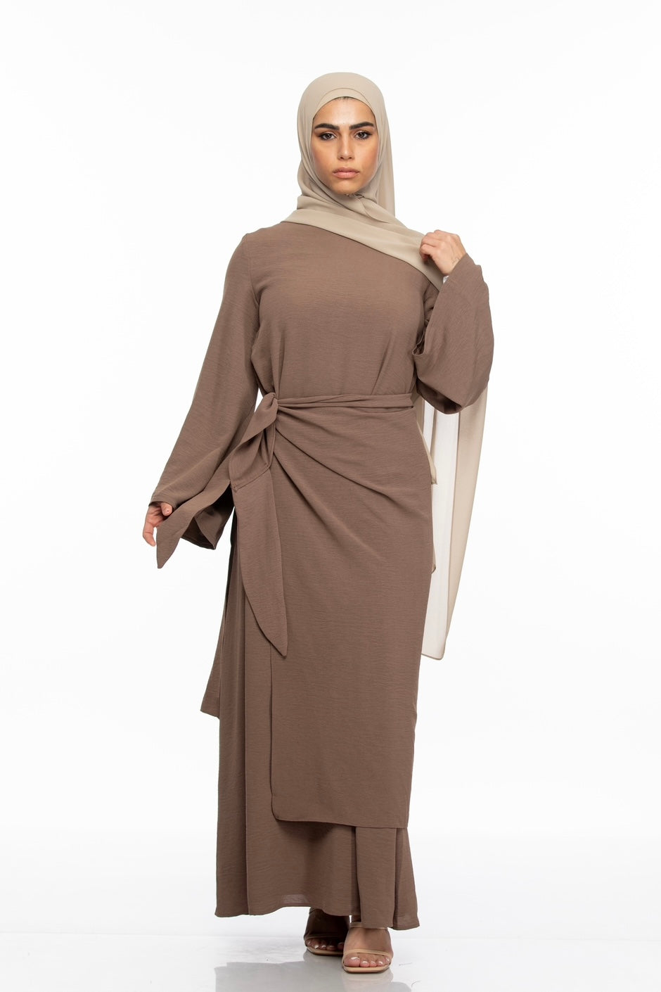 DUAA ABAYA SET TAUPE