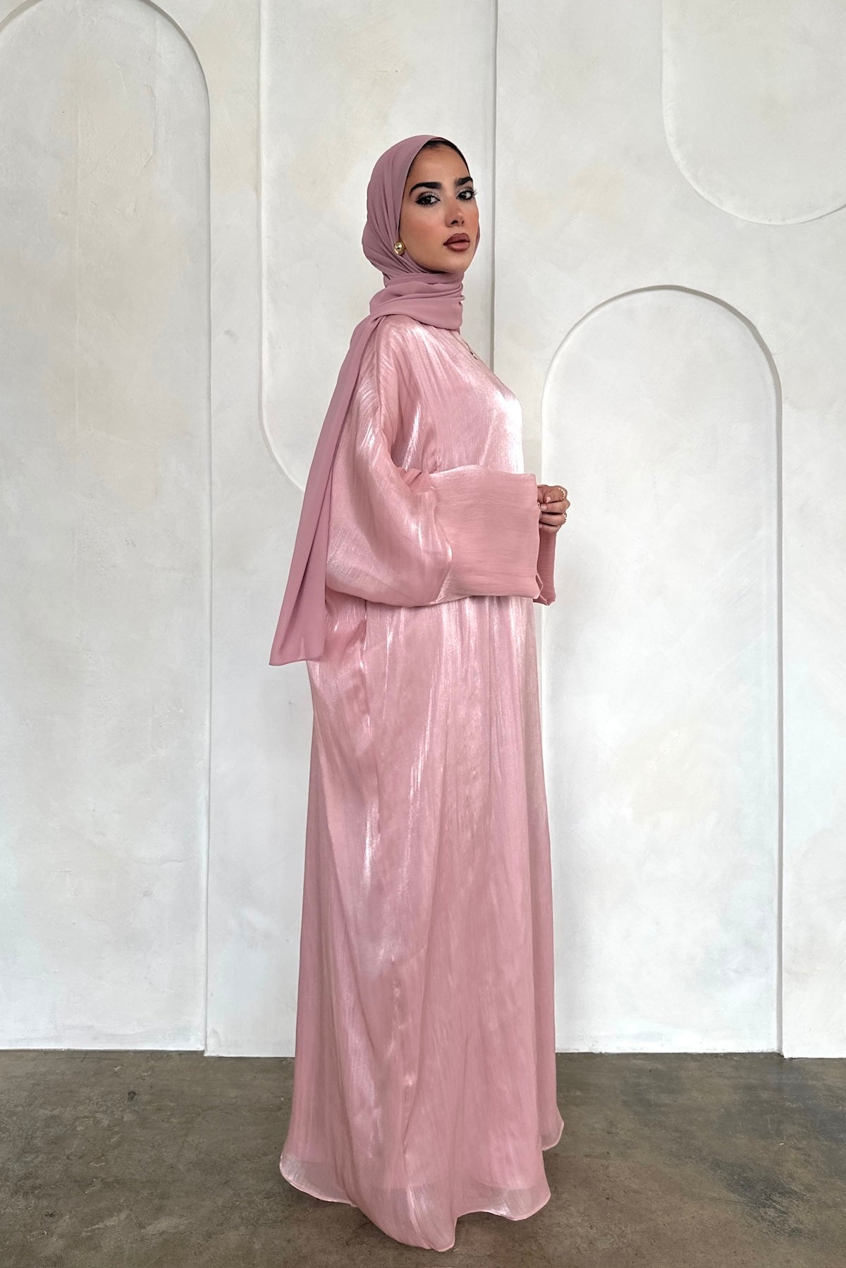 SORAYA BATWING ABAYA ROSE