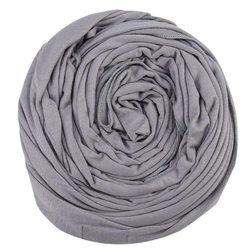 premium Jersey hijab light gray