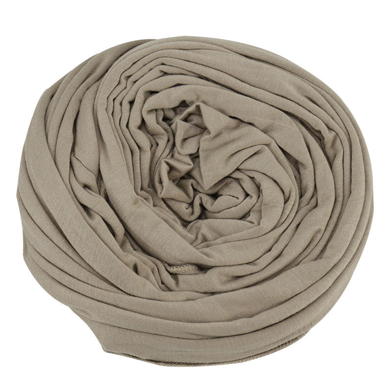 premium Jersey hijab mink stone