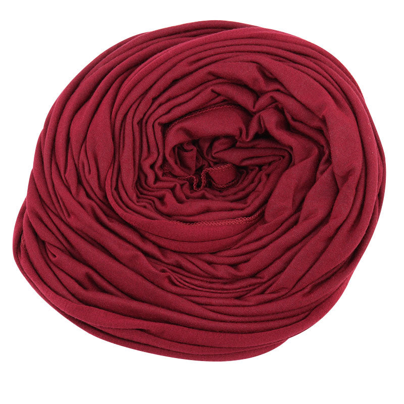premium Jersey hijab mulberry red