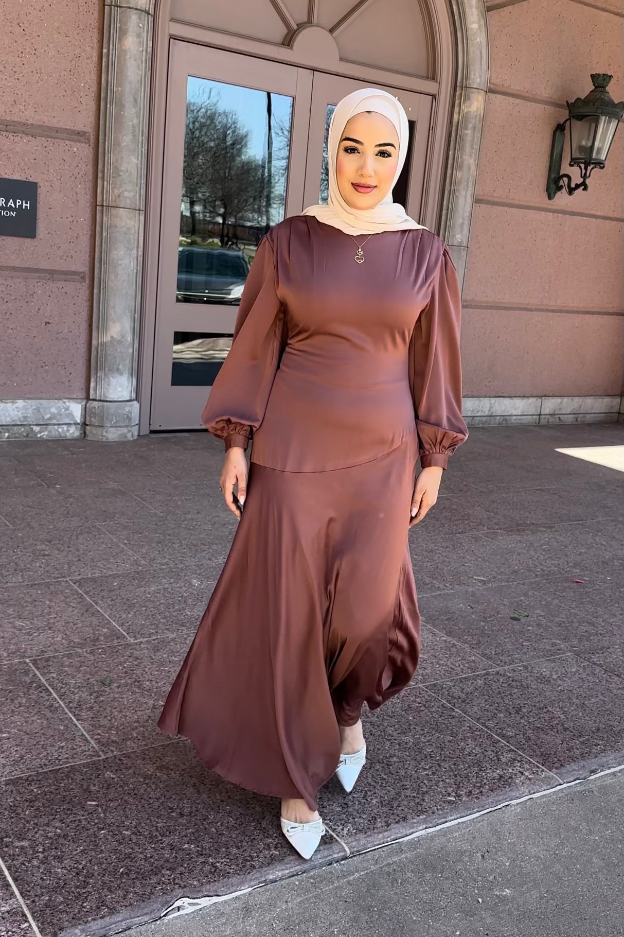 MARAM DRESS DARK MAUVE- final sale