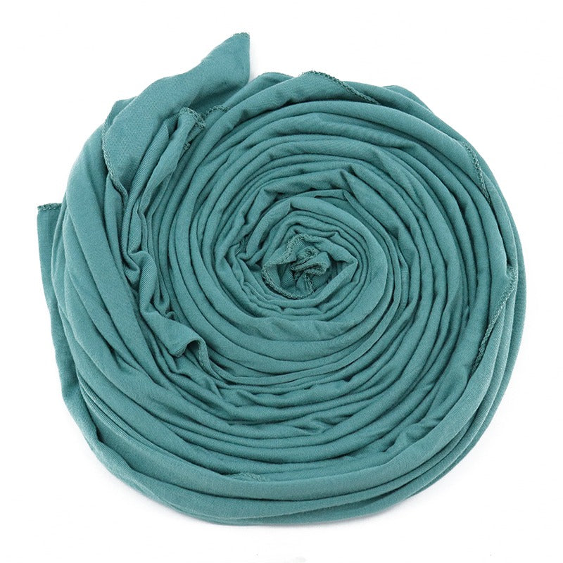 premium jersey hijab sea green