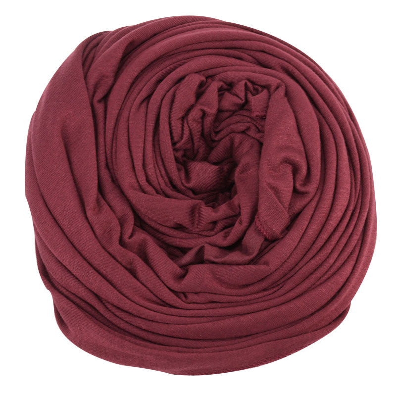 premium Jersey hijab bordeaux burgundy