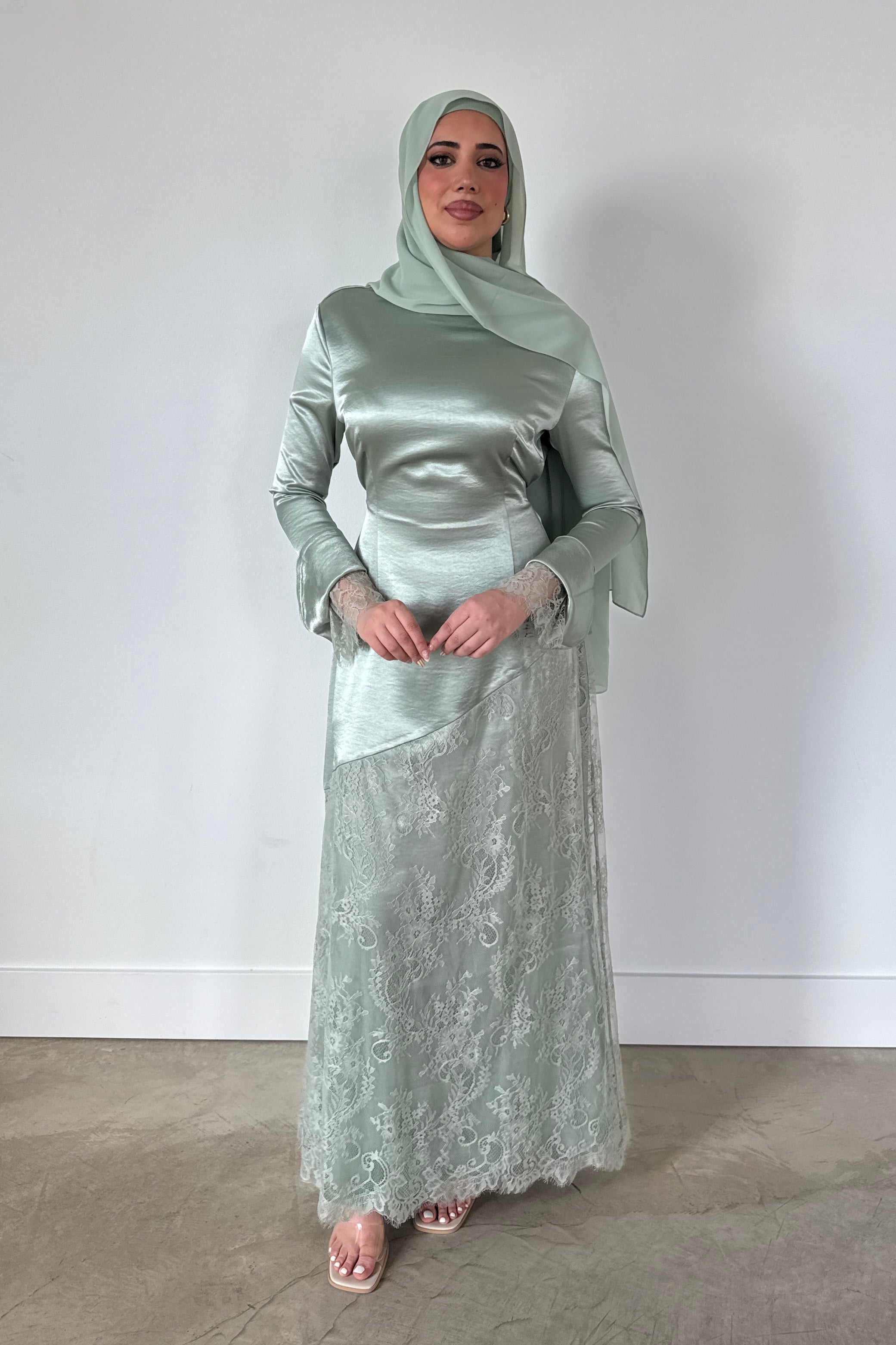 TALIA DRESS SAGE