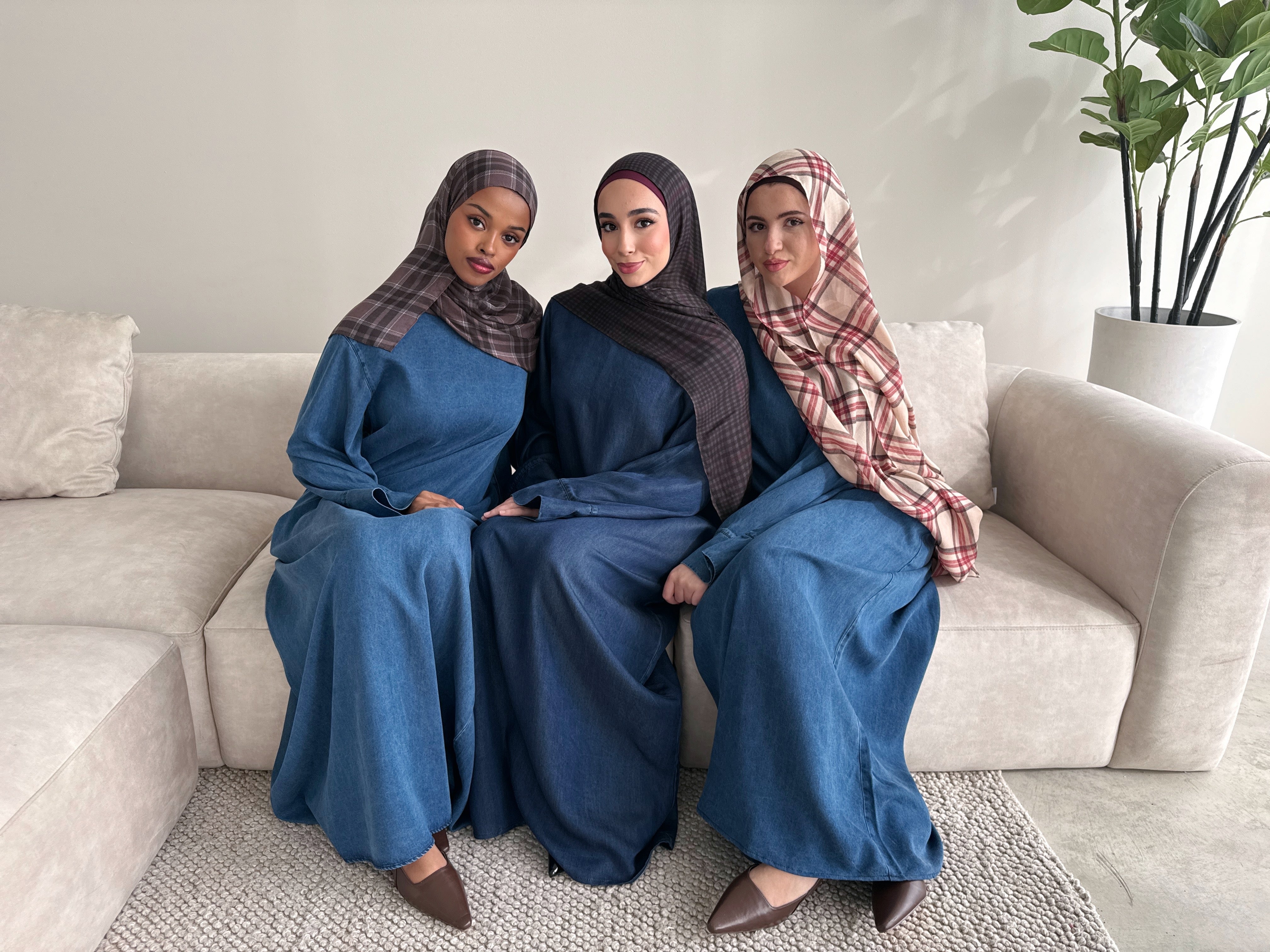 DENIM ABAYA LIGHT DENIM