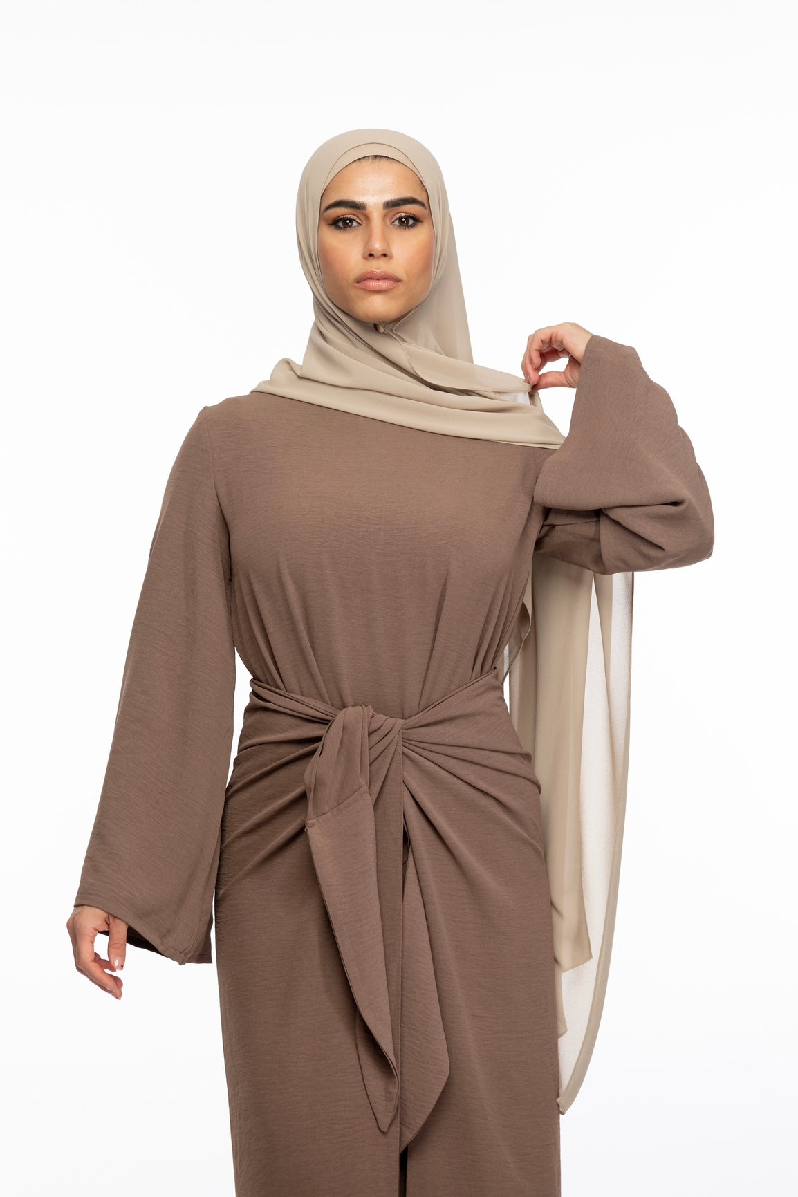 DUAA ABAYA SET TAUPE