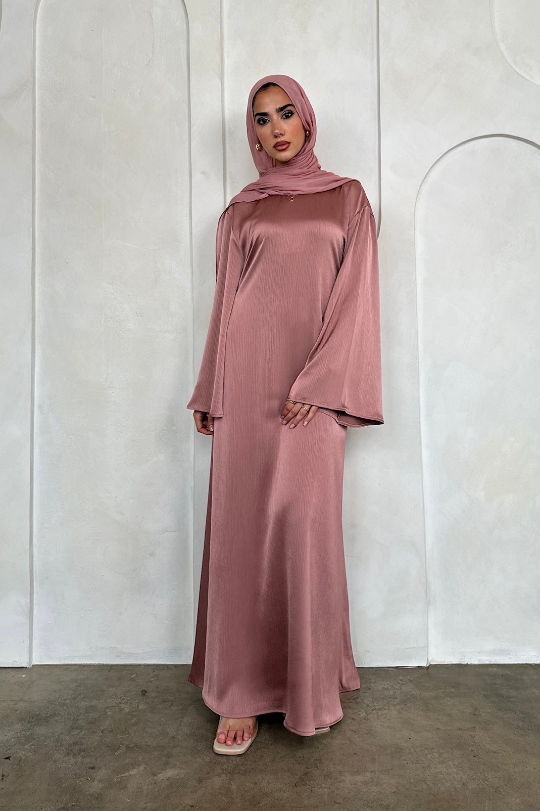 NORA DRESS DESERT ROSE