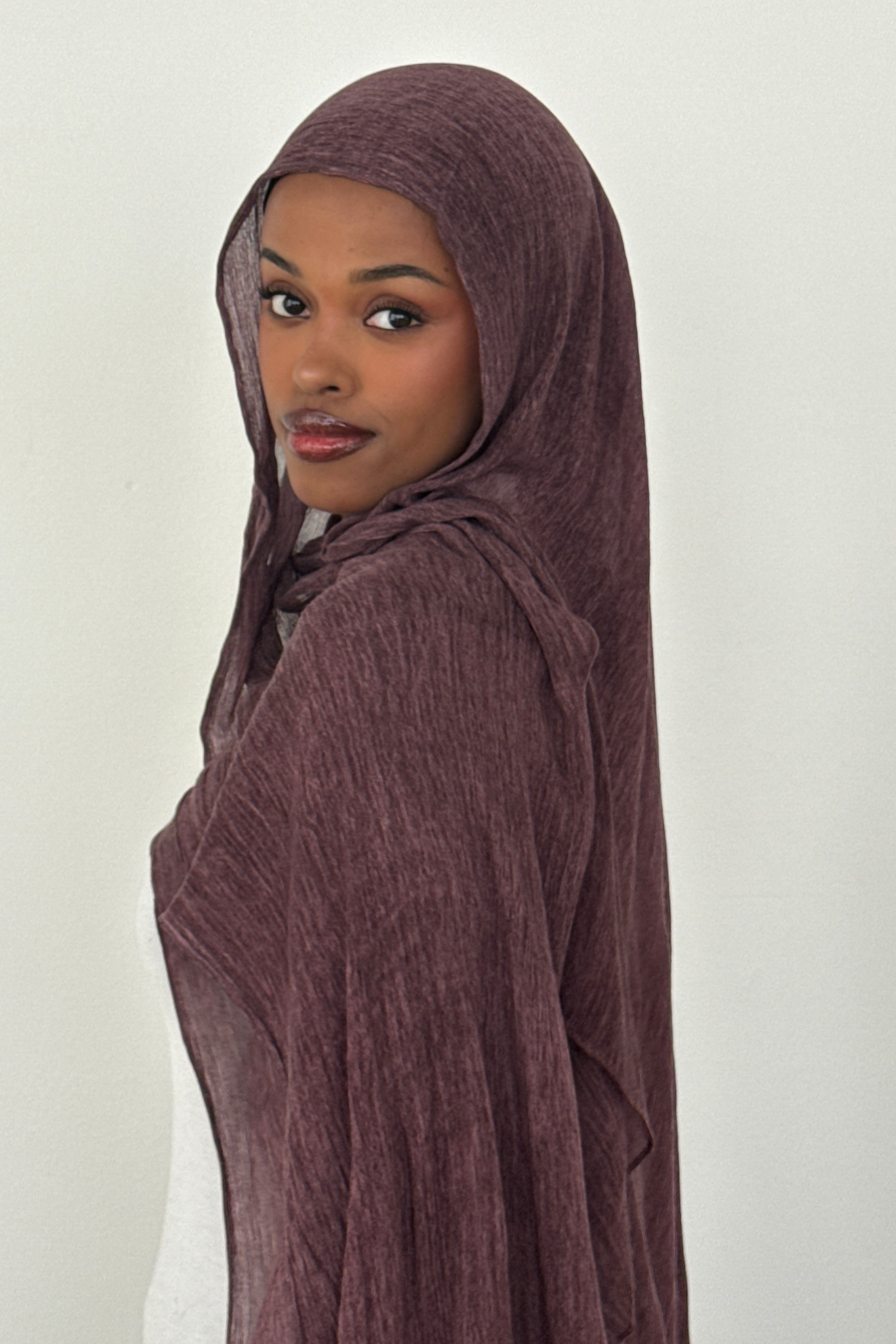 CRINKLE MODAL HIJAB ESPRESSO