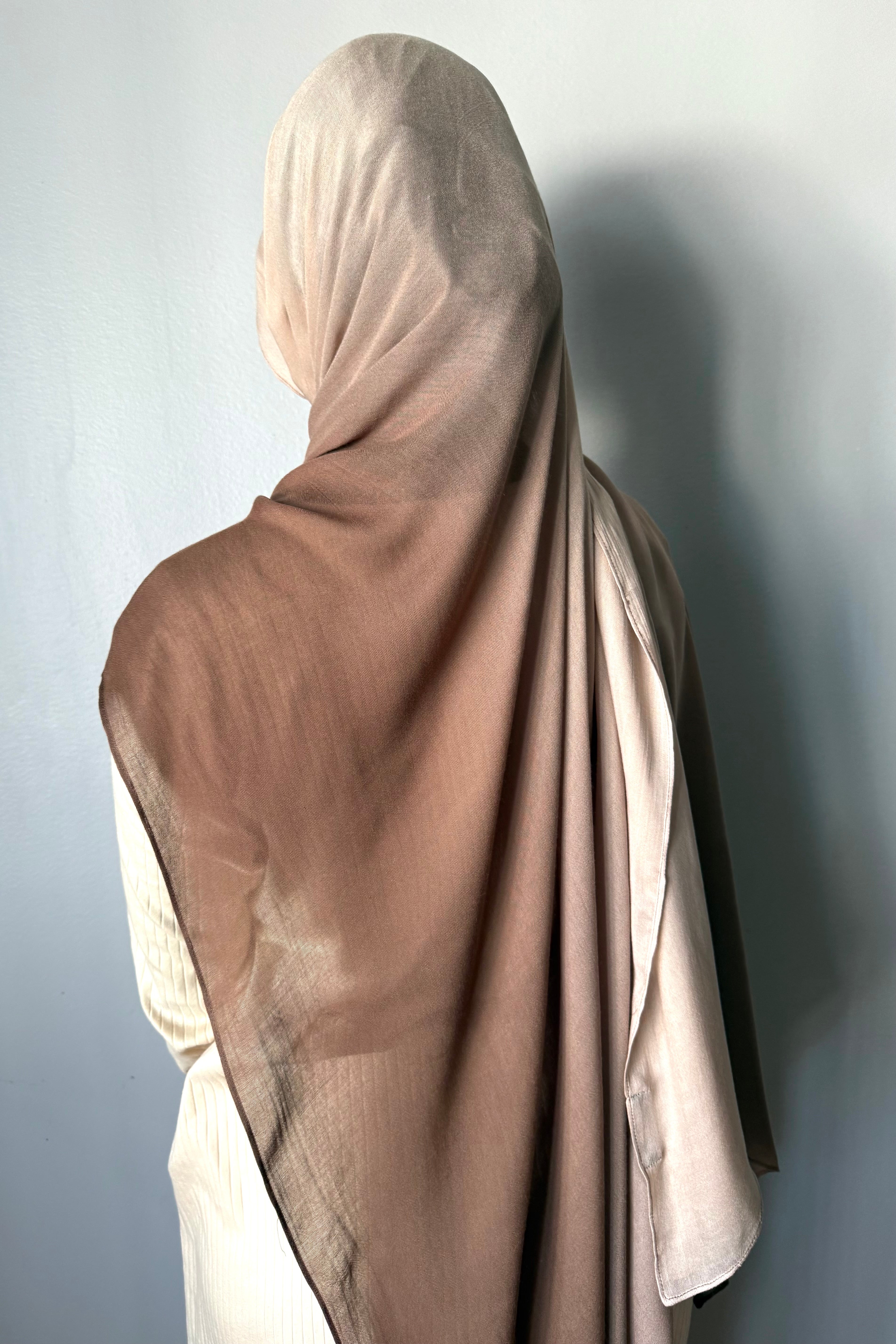 MODAL OMBRÉ HIJAB BROWN