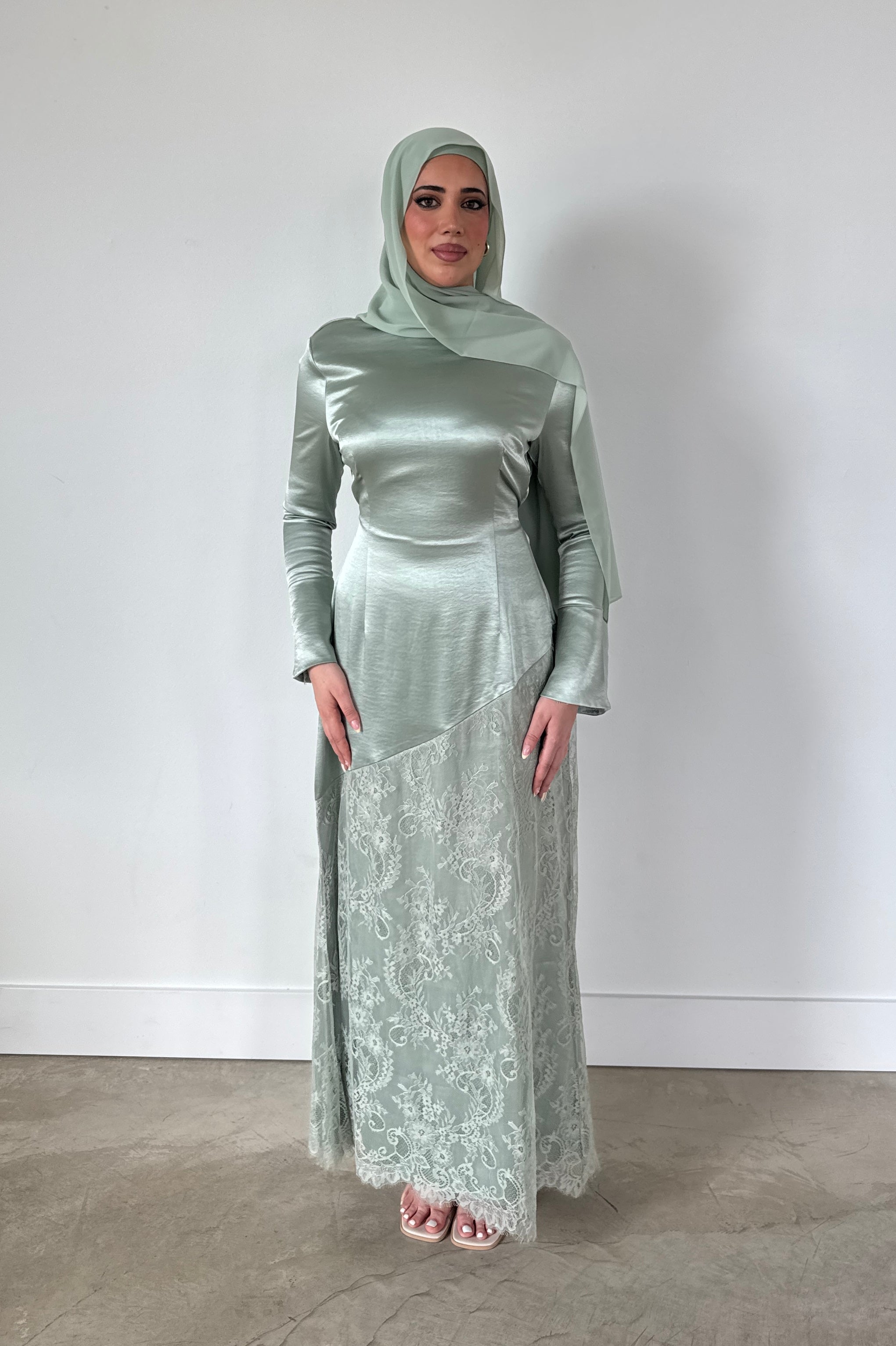 TALIA DRESS SAGE