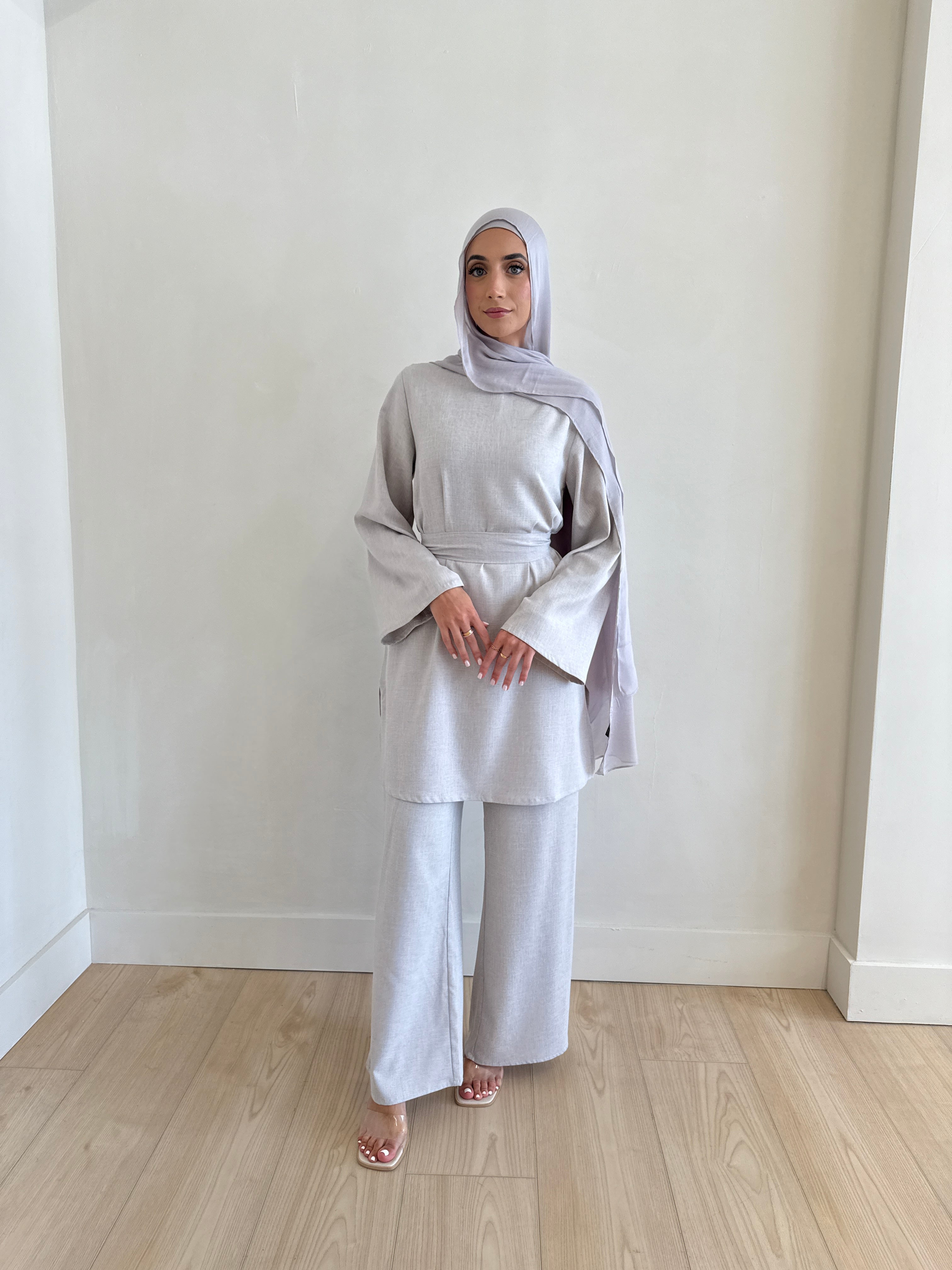 AZRA LINEN SET SAND