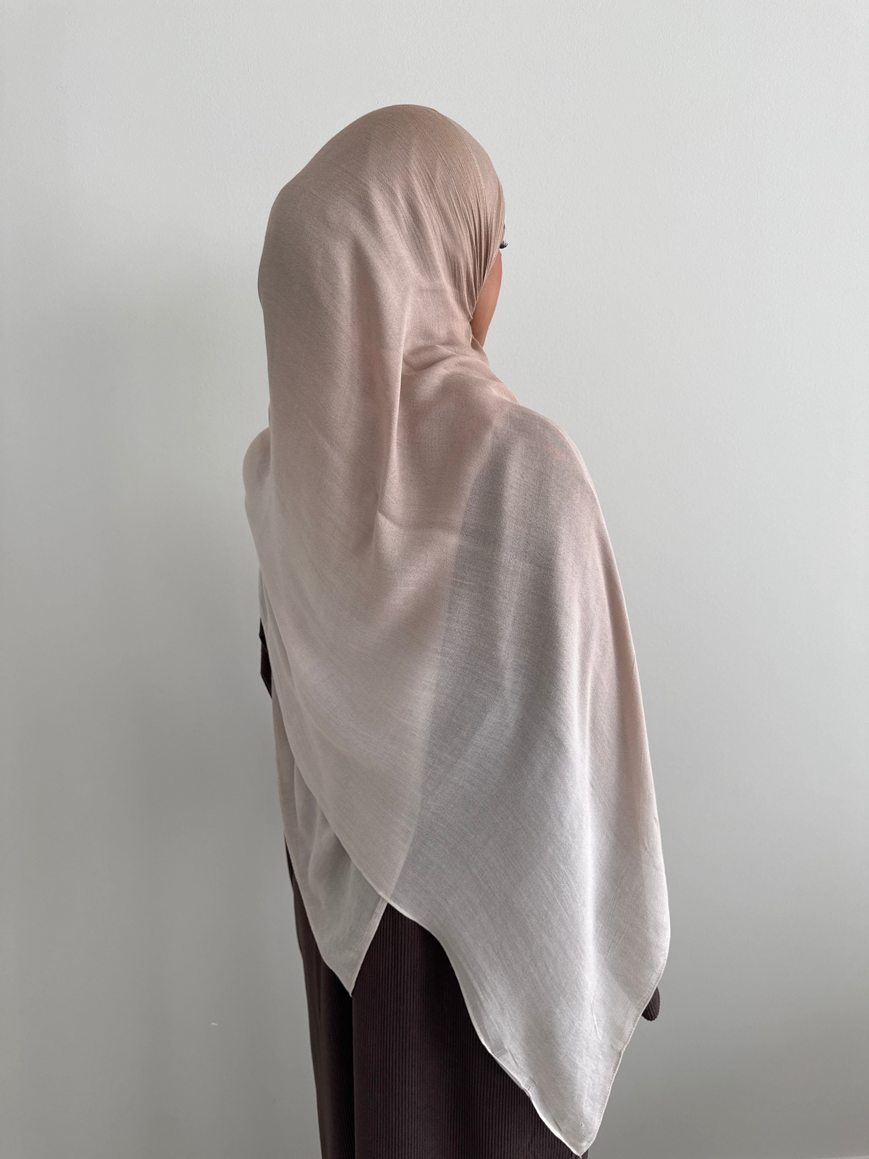 MODAL OMBRÉ HIJAB SAND