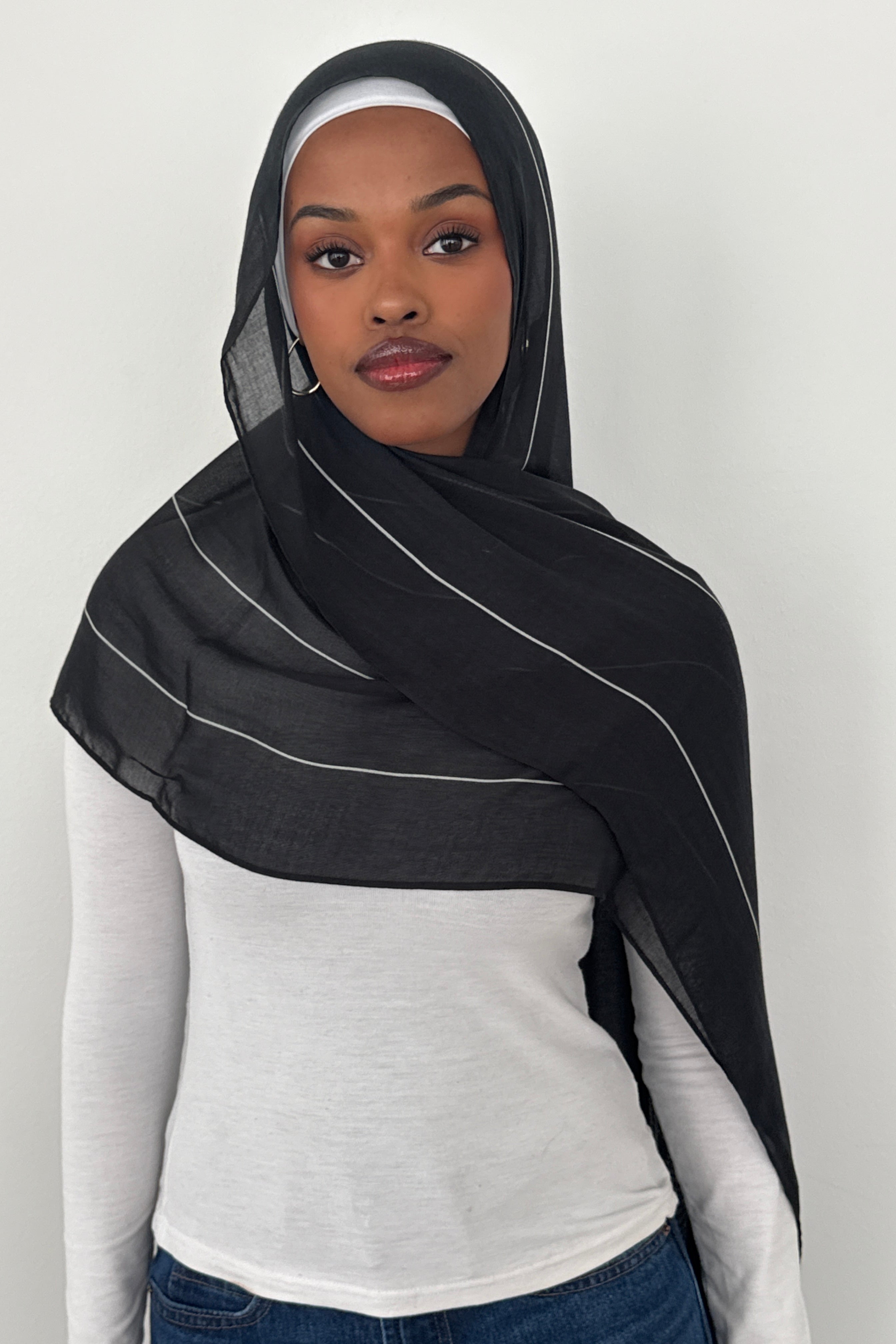 MODAL STRIPE BLACK
