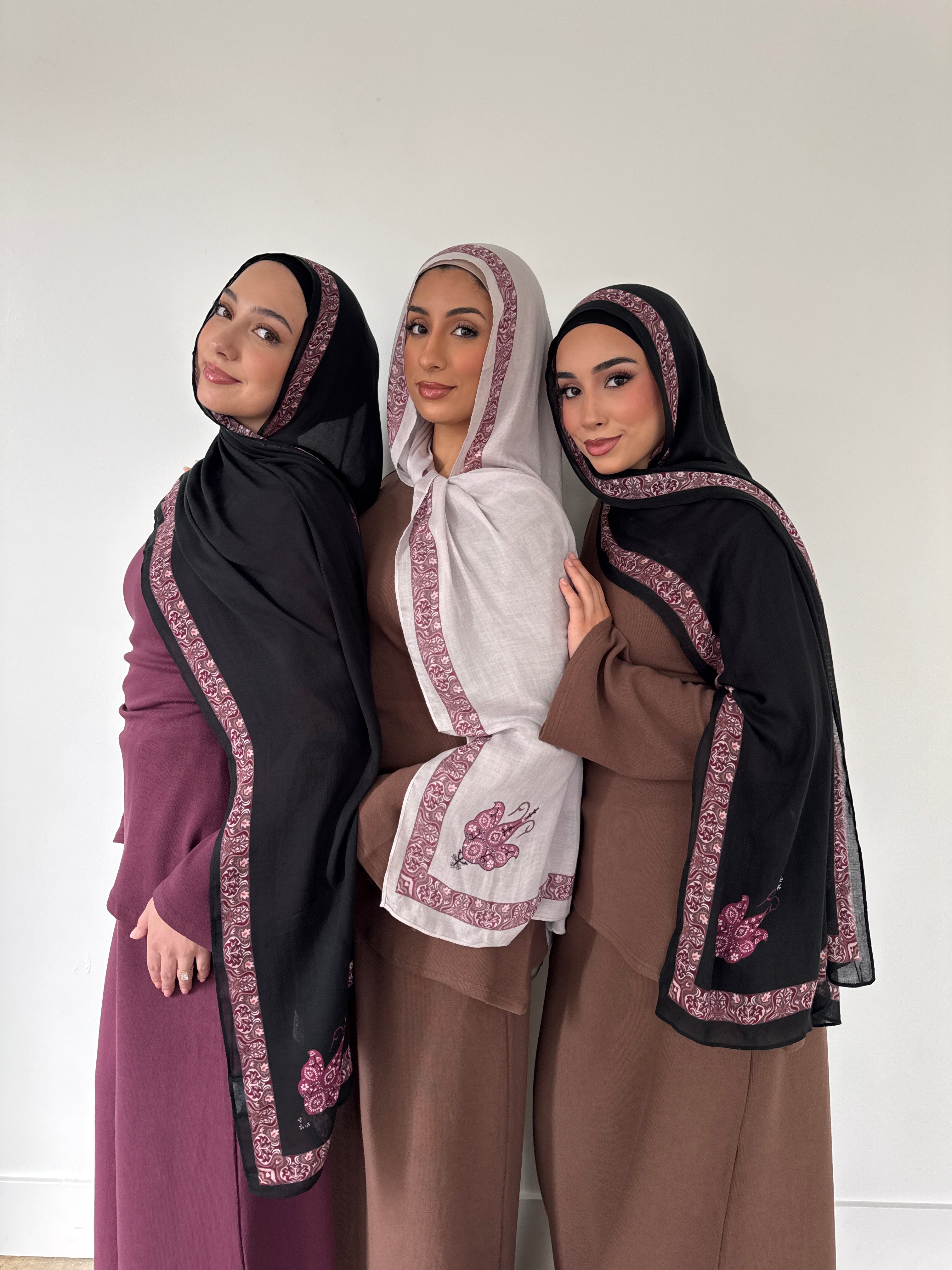 SHAL AL YAMANI MODAL HIJAB BLACK