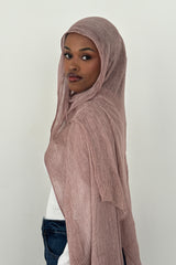 CRINKLE MODAL HIJAB EARTH – DEMURE HIJABS