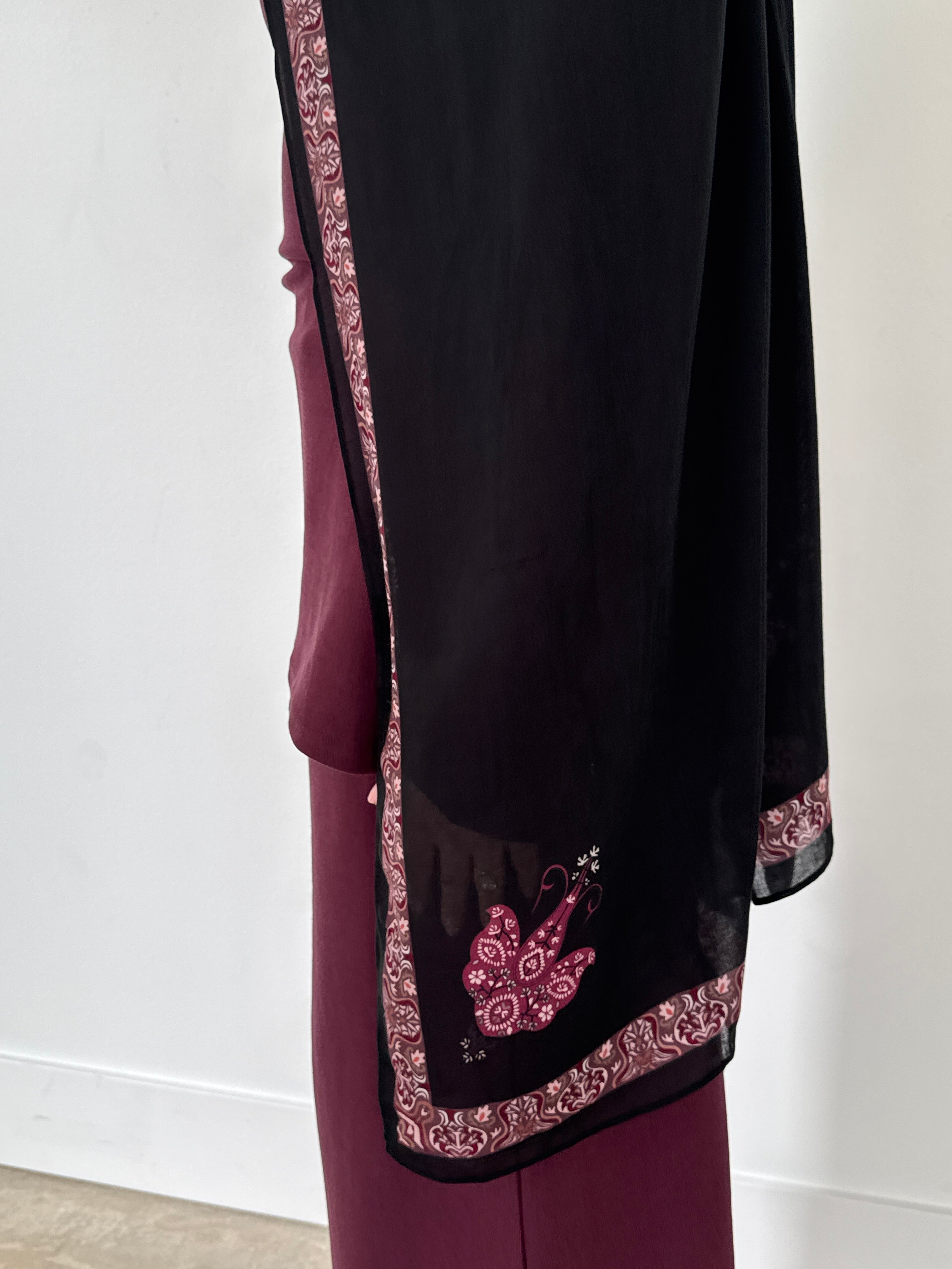 SHAL AL YAMANI MODAL HIJAB BLACK