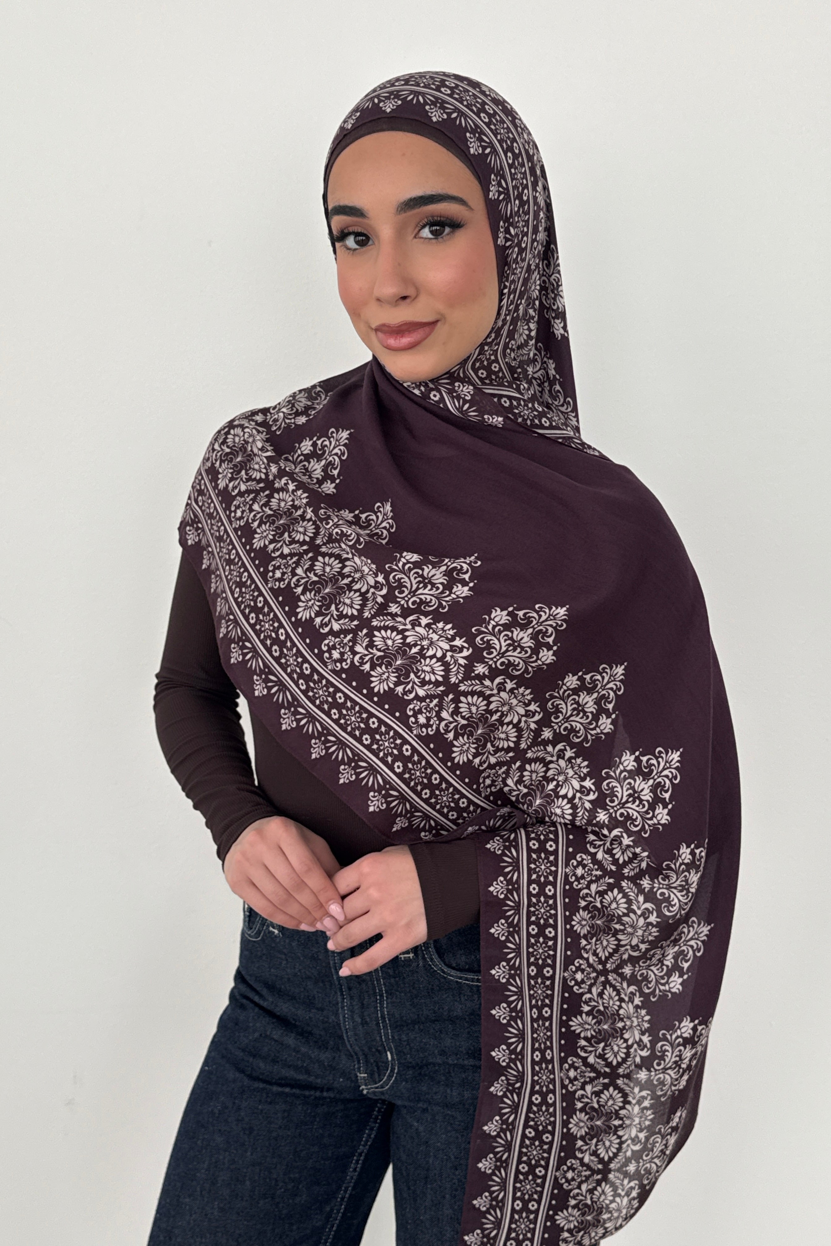 MODAL MIDNIGHT LACE DEEP BURGUNDY