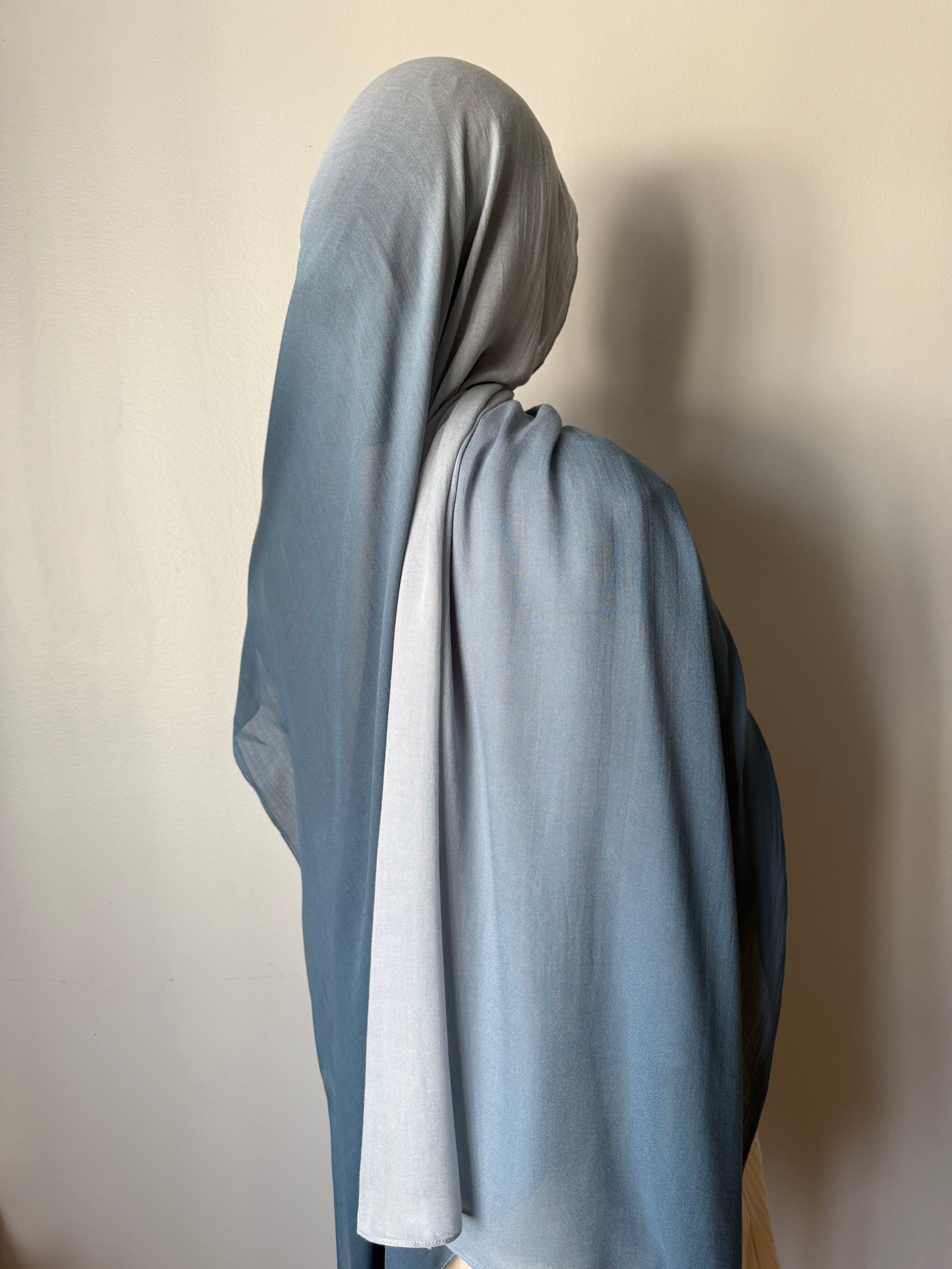 MODAL OMBRÉ HIJAB DENIM