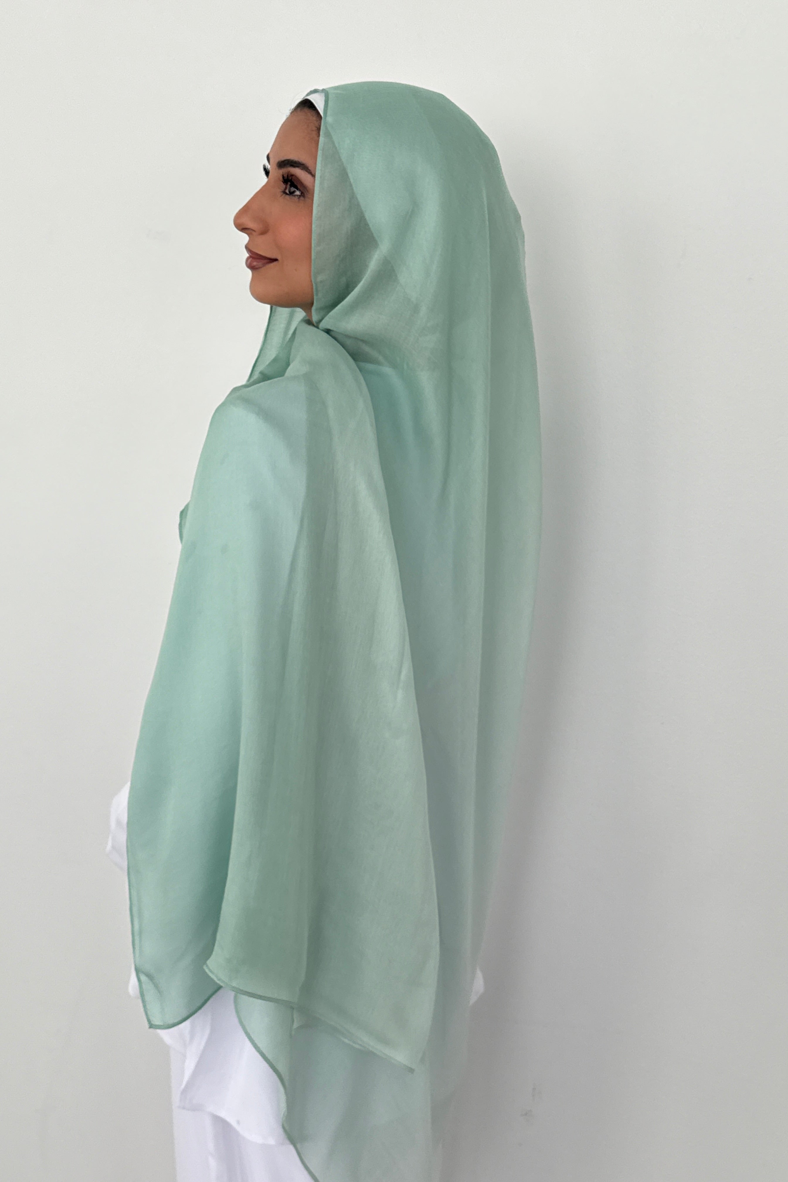 MODAL OMBRÉ HIJAB MINT