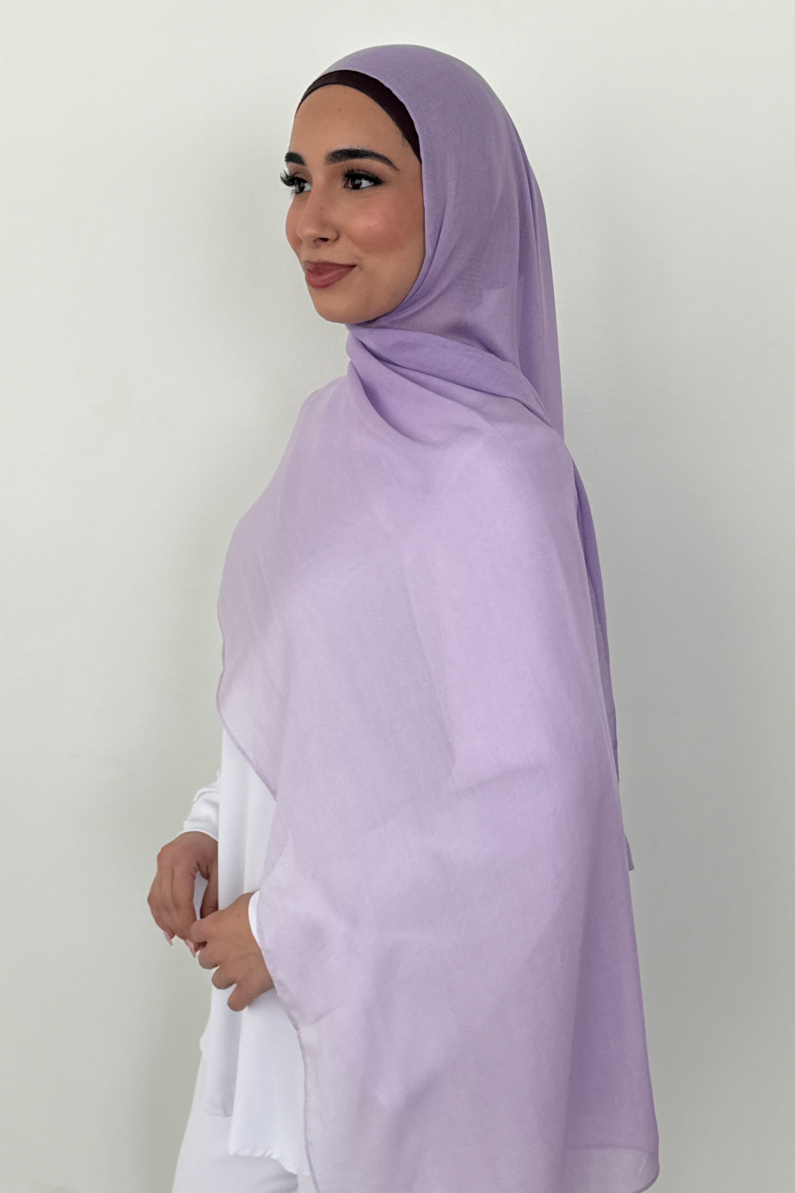 MODAL OMBRÉ HIJAB LAVENDAR