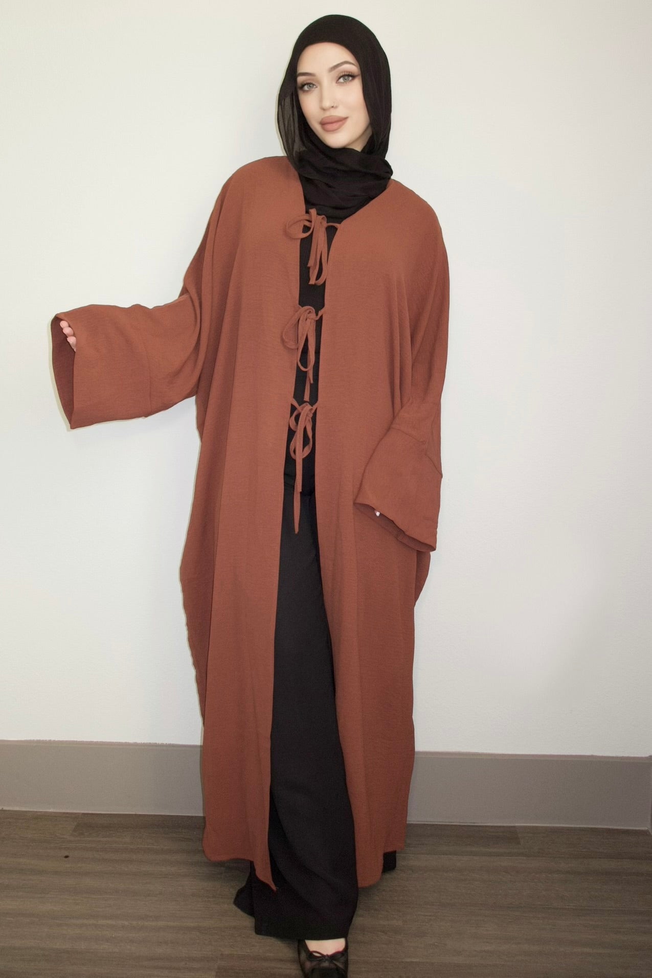 Open abaya style best sale