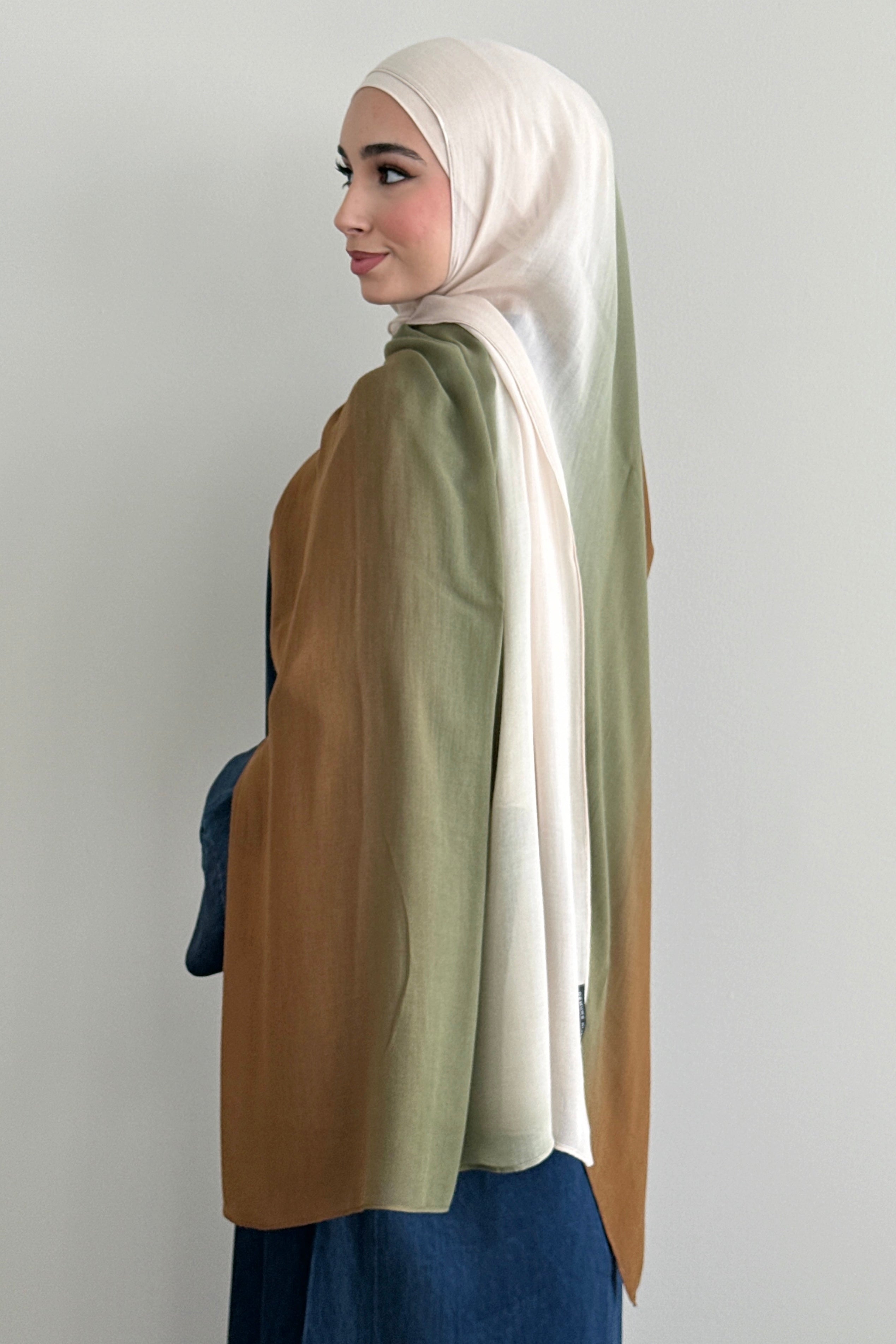 MODAL OMBRÉ HIJAB EARTH
