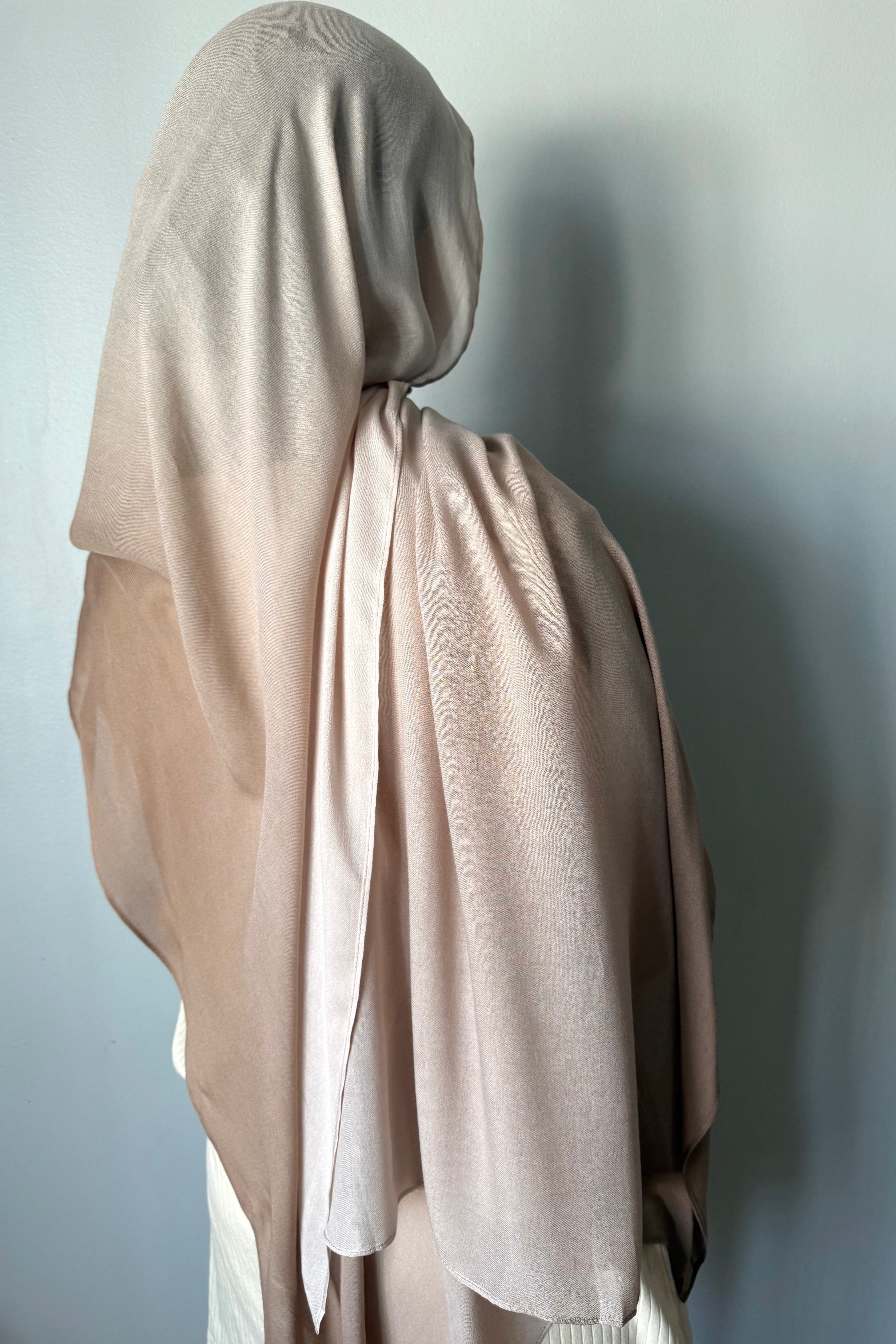 MODAL OMBRÉ HIJAB SAND