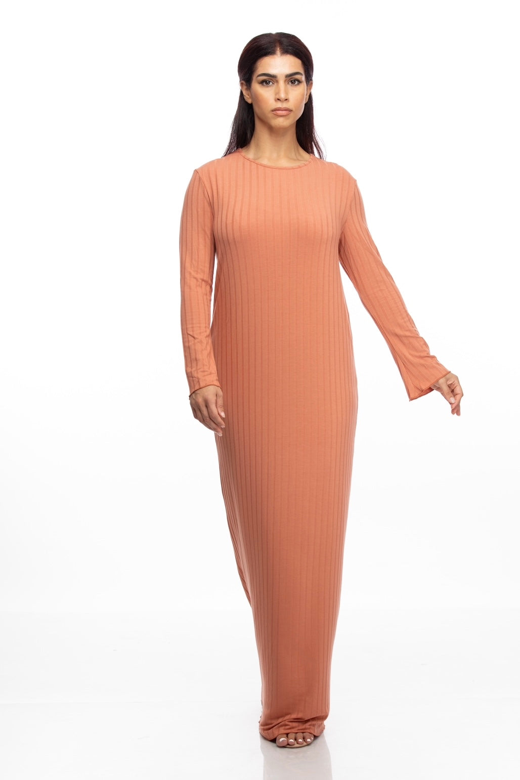 AMARA KNIT DRESS SET LIGHT TERRACOTTA