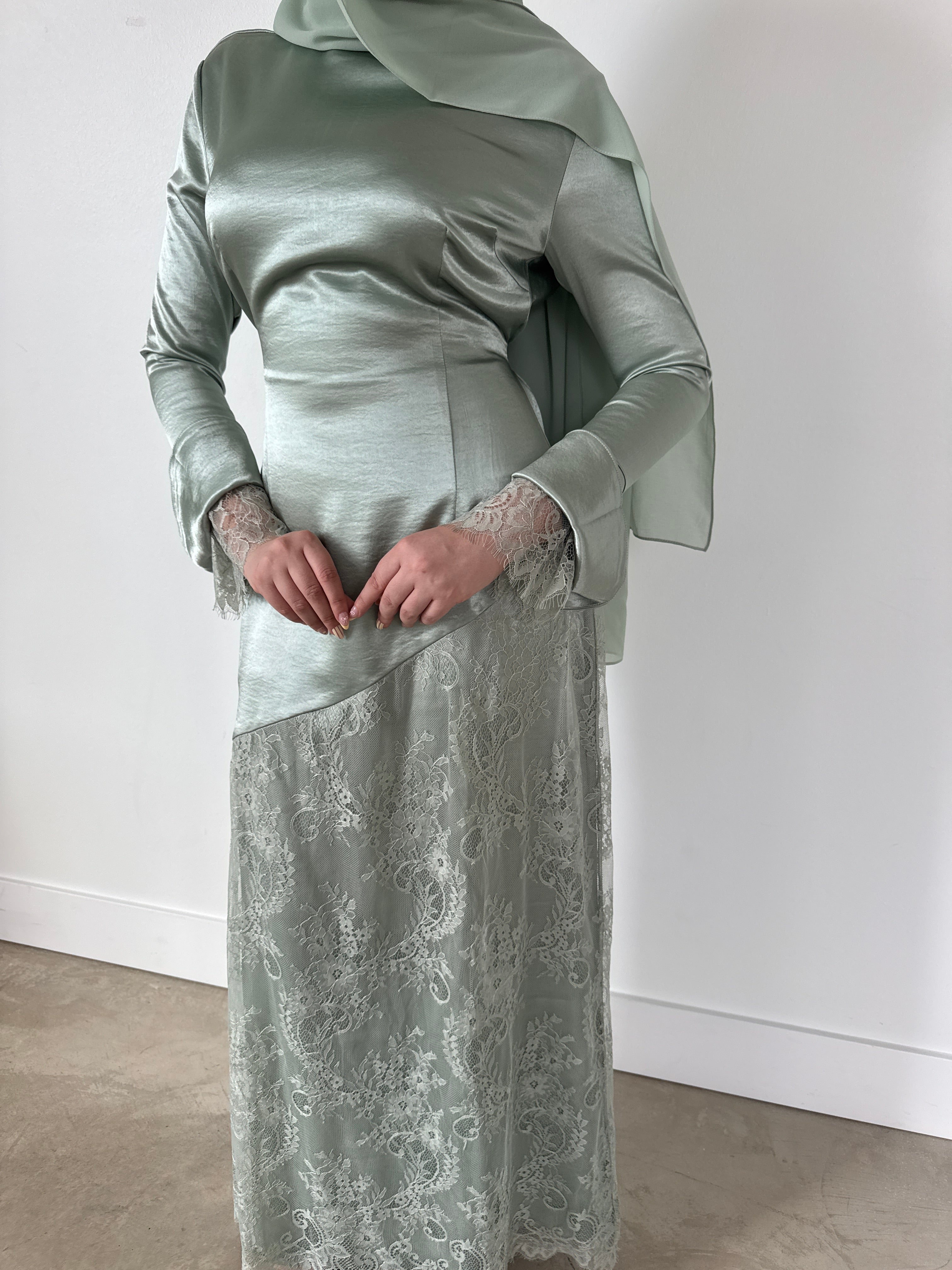 TALIA DRESS SAGE