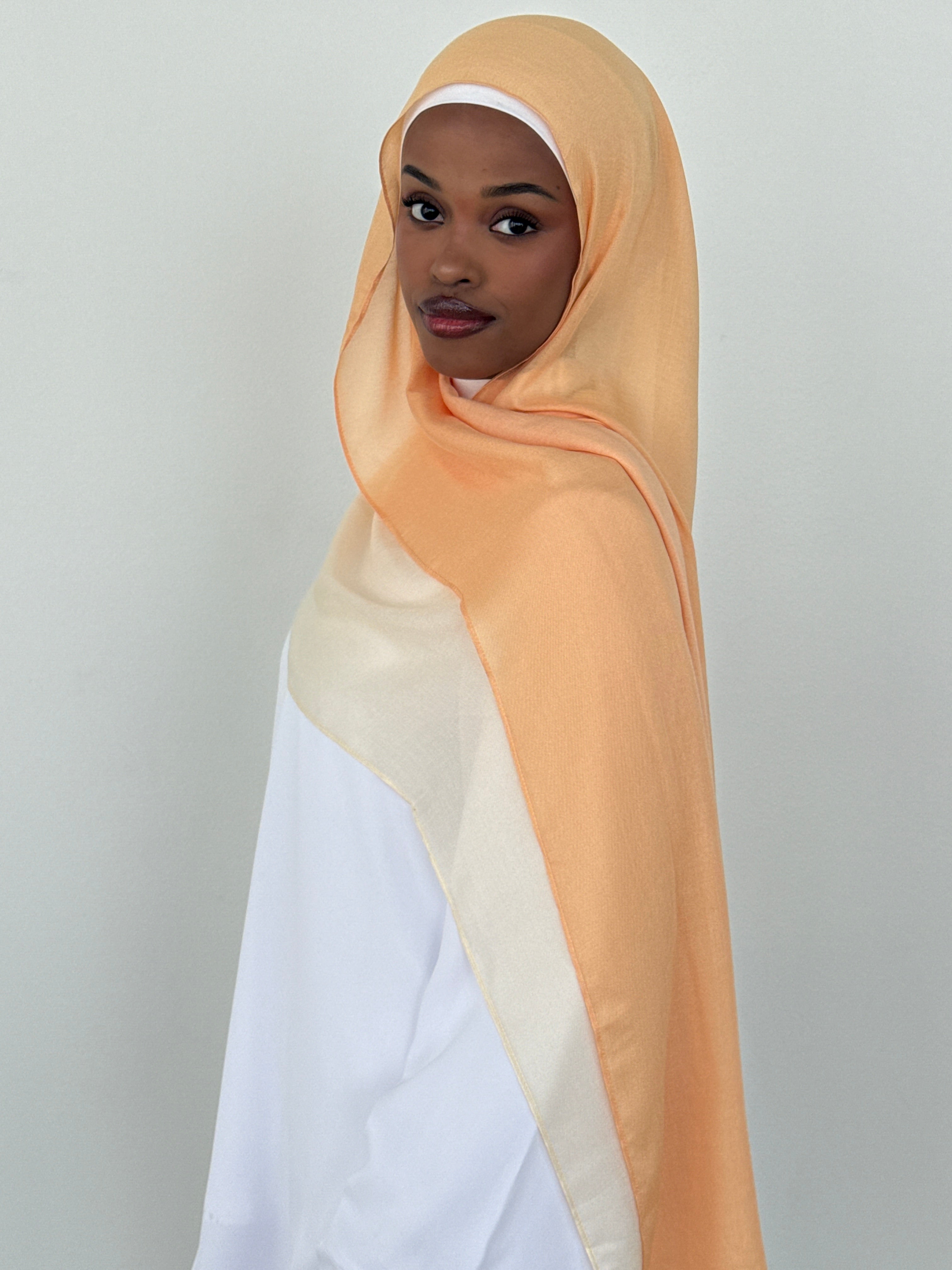 MODAL OMBRÉ HIJAB GOLDEN YELLOW
