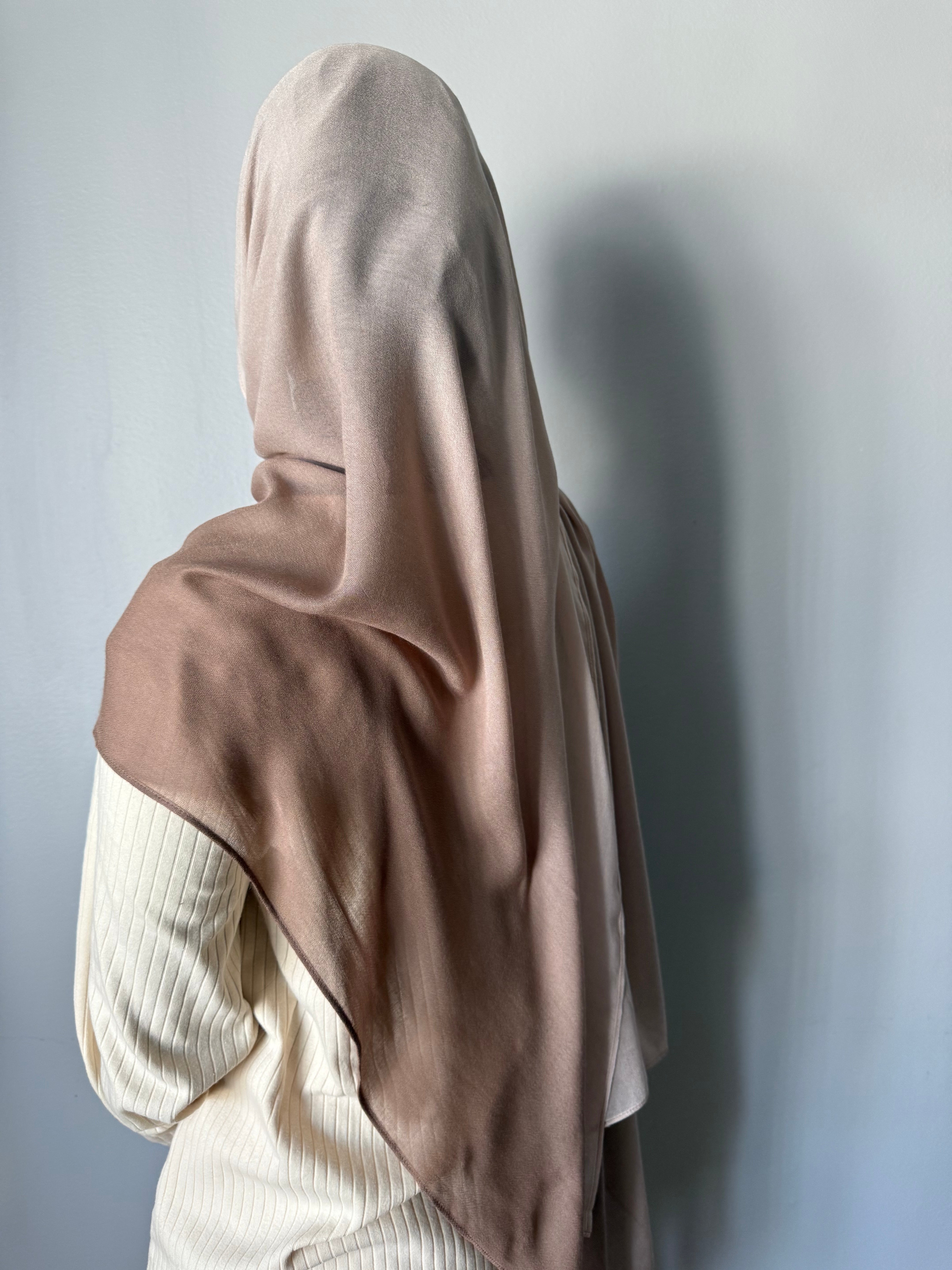 MODAL OMBRÉ HIJAB SAND