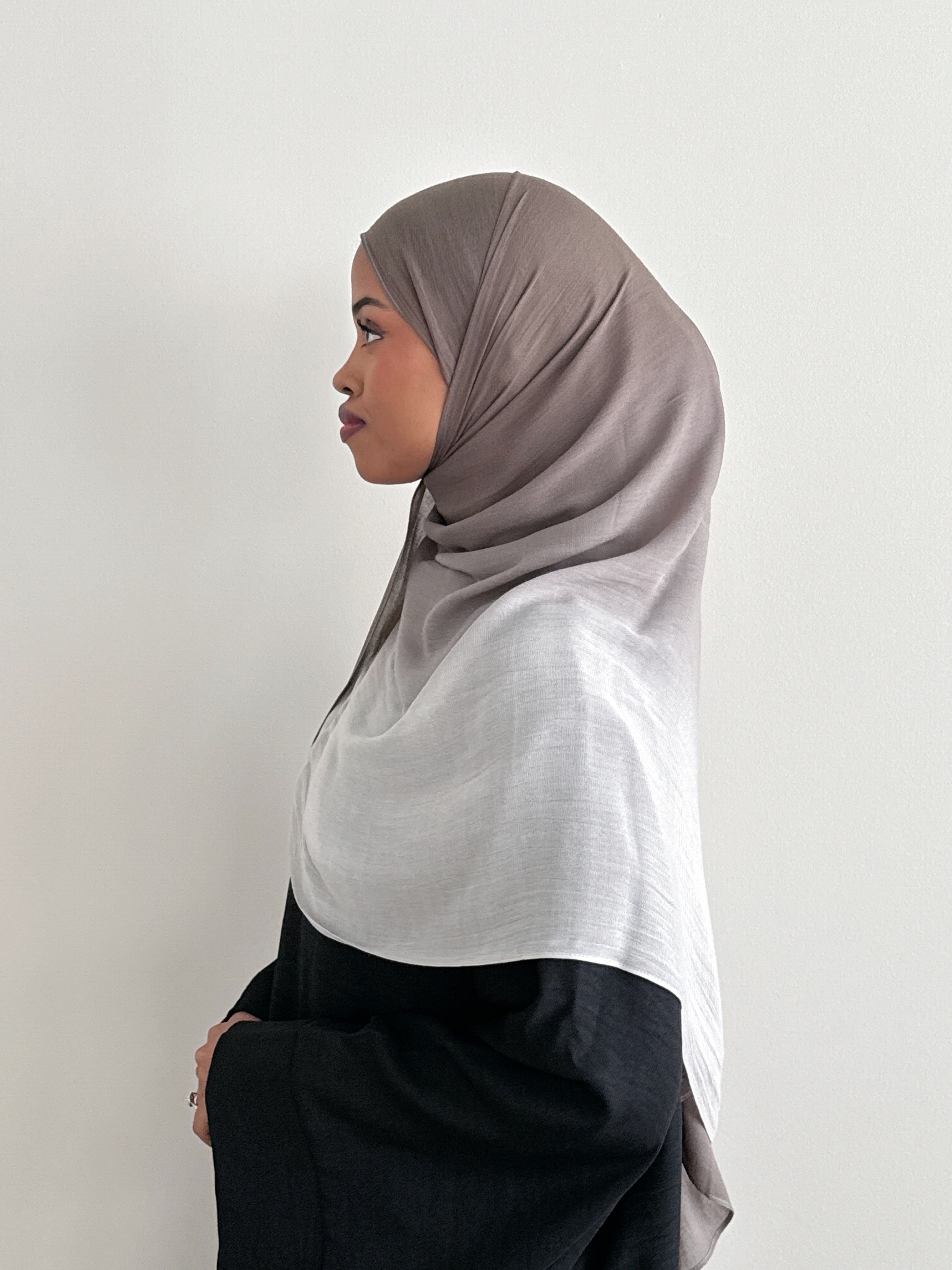 MODAL OMBRÉ HIJAB BLACK