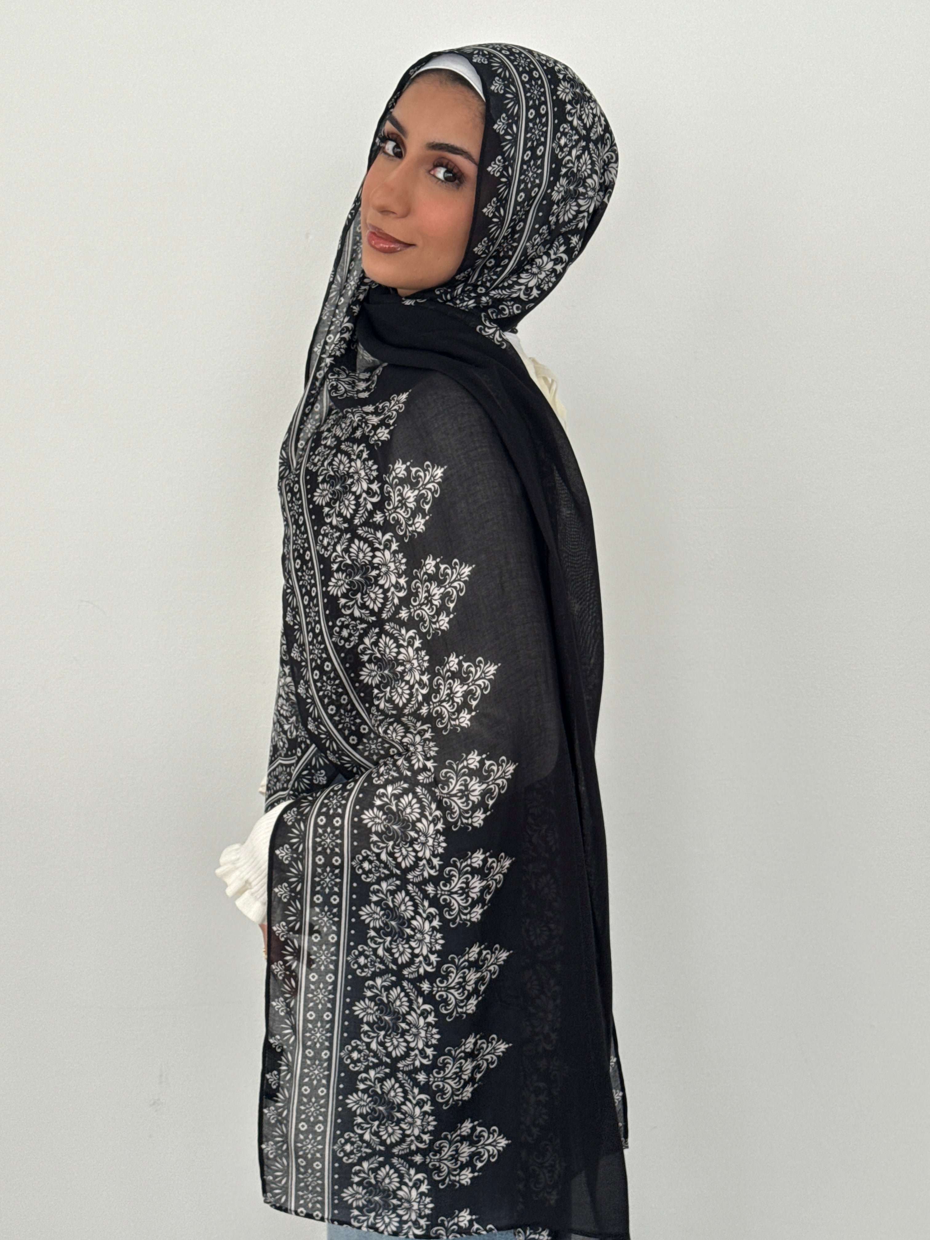 MODAL MIDNIGHT LACE BLACK