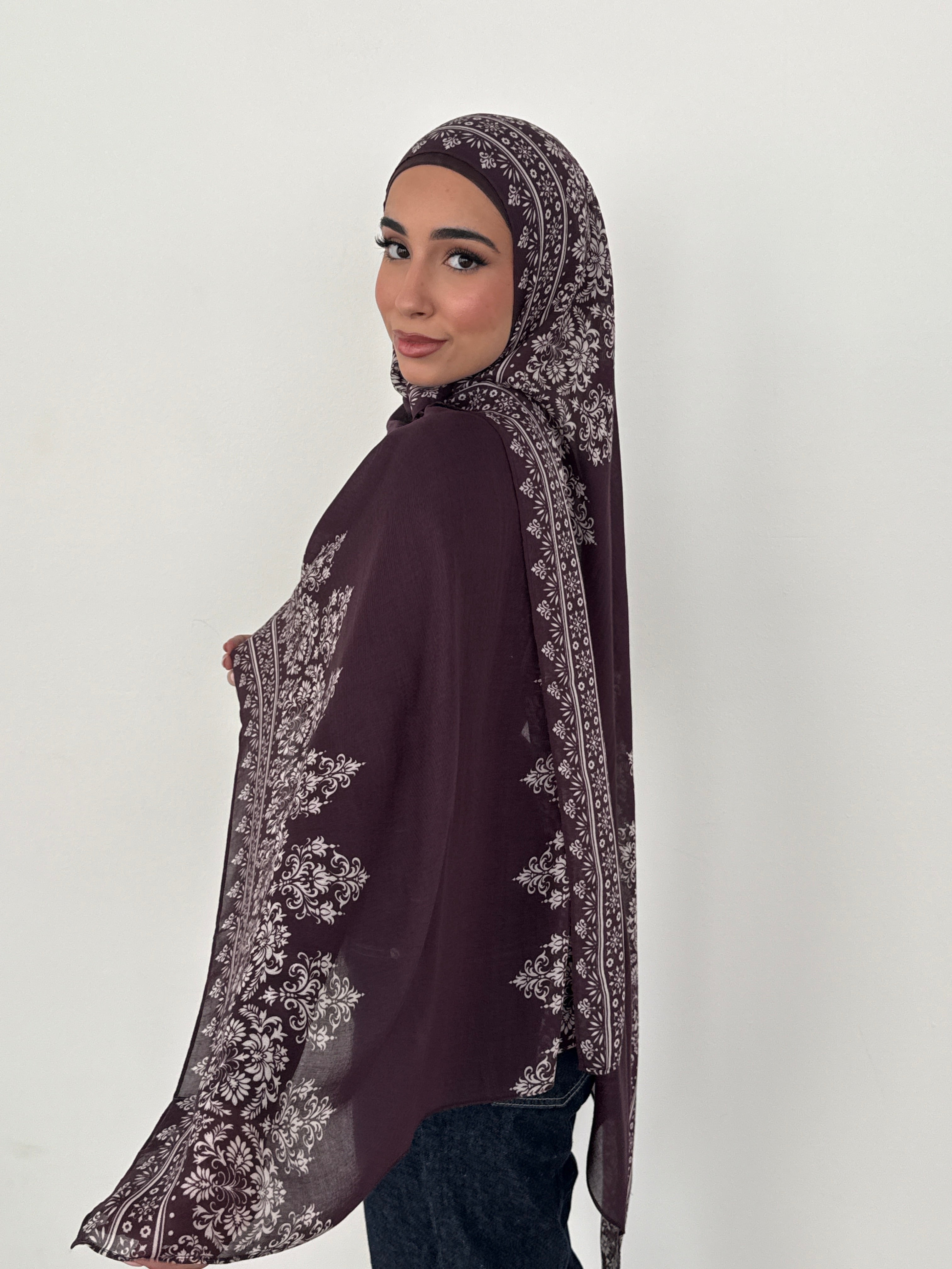 MODAL MIDNIGHT LACE DEEP BURGUNDY