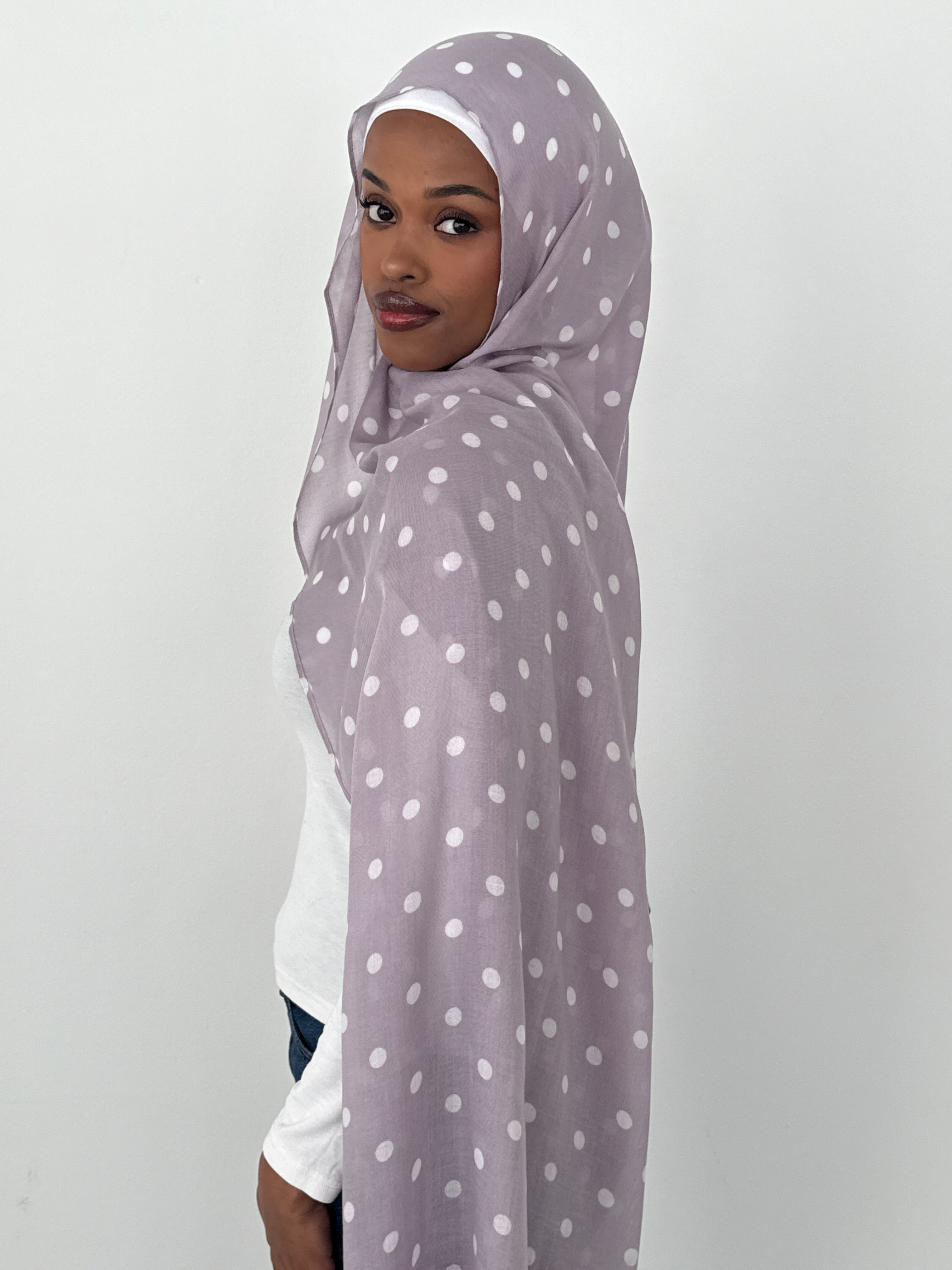 MODAL POLKA DOT MAUVE