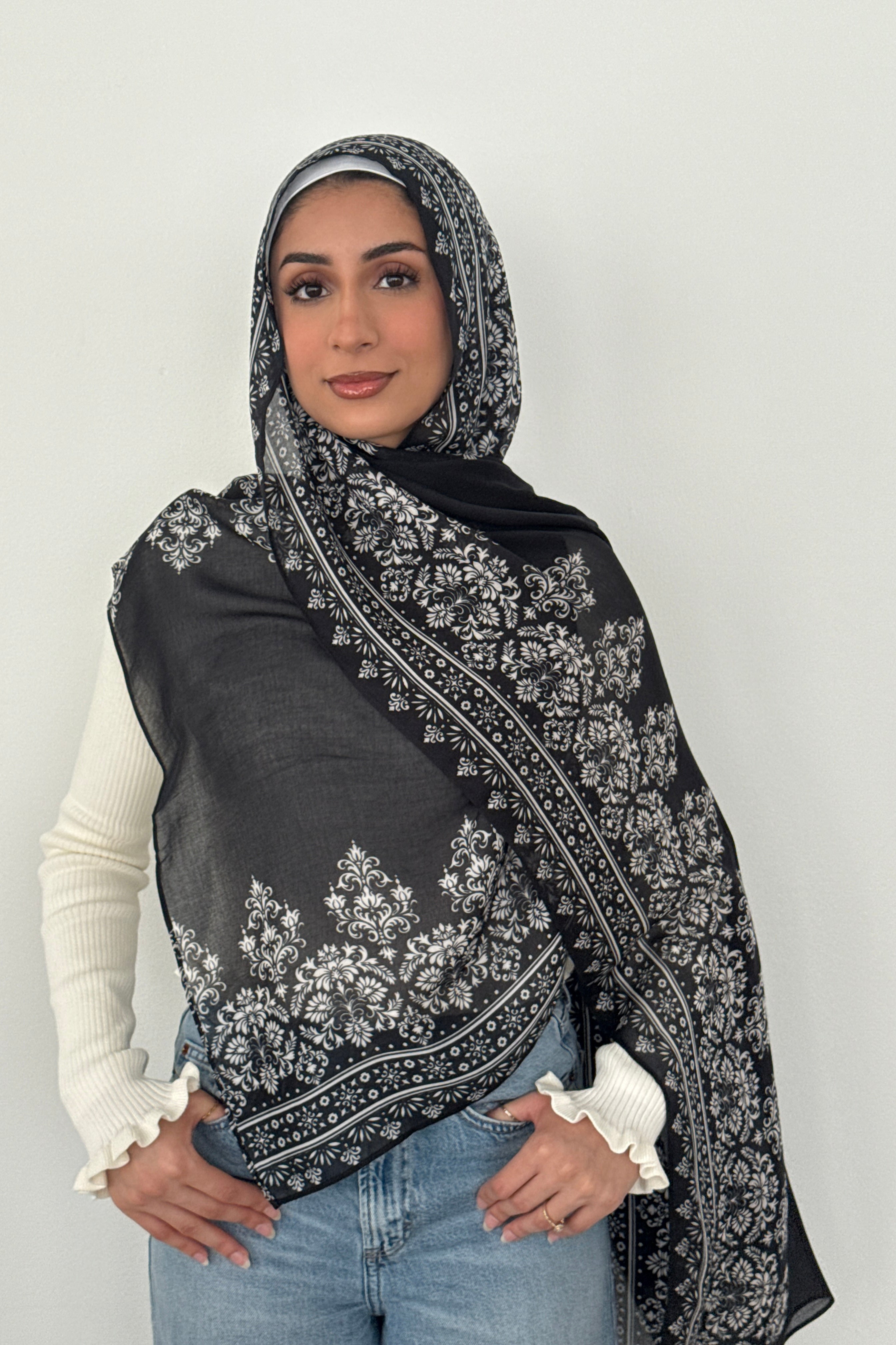 MODAL MIDNIGHT LACE BLACK