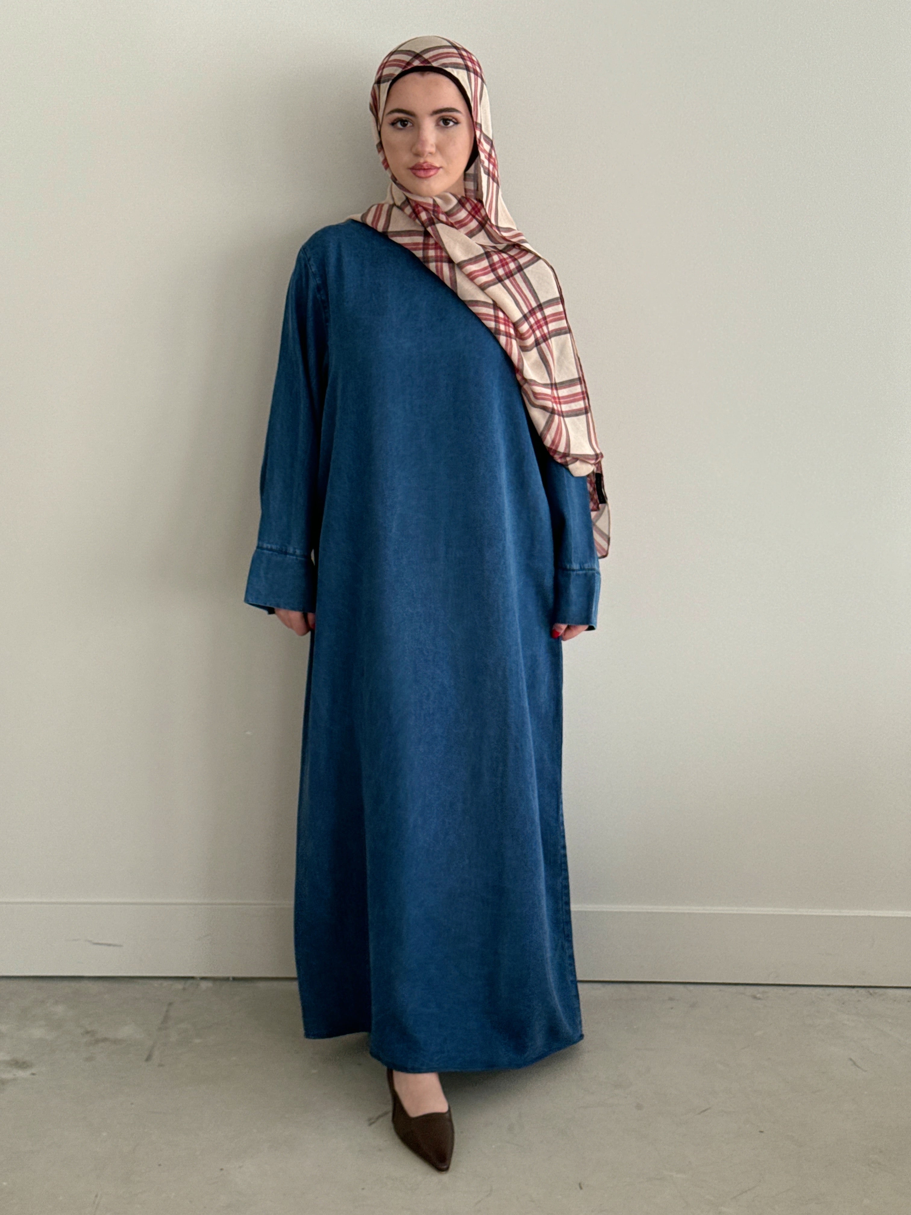 DENIM ABAYA LIGHT DENIM