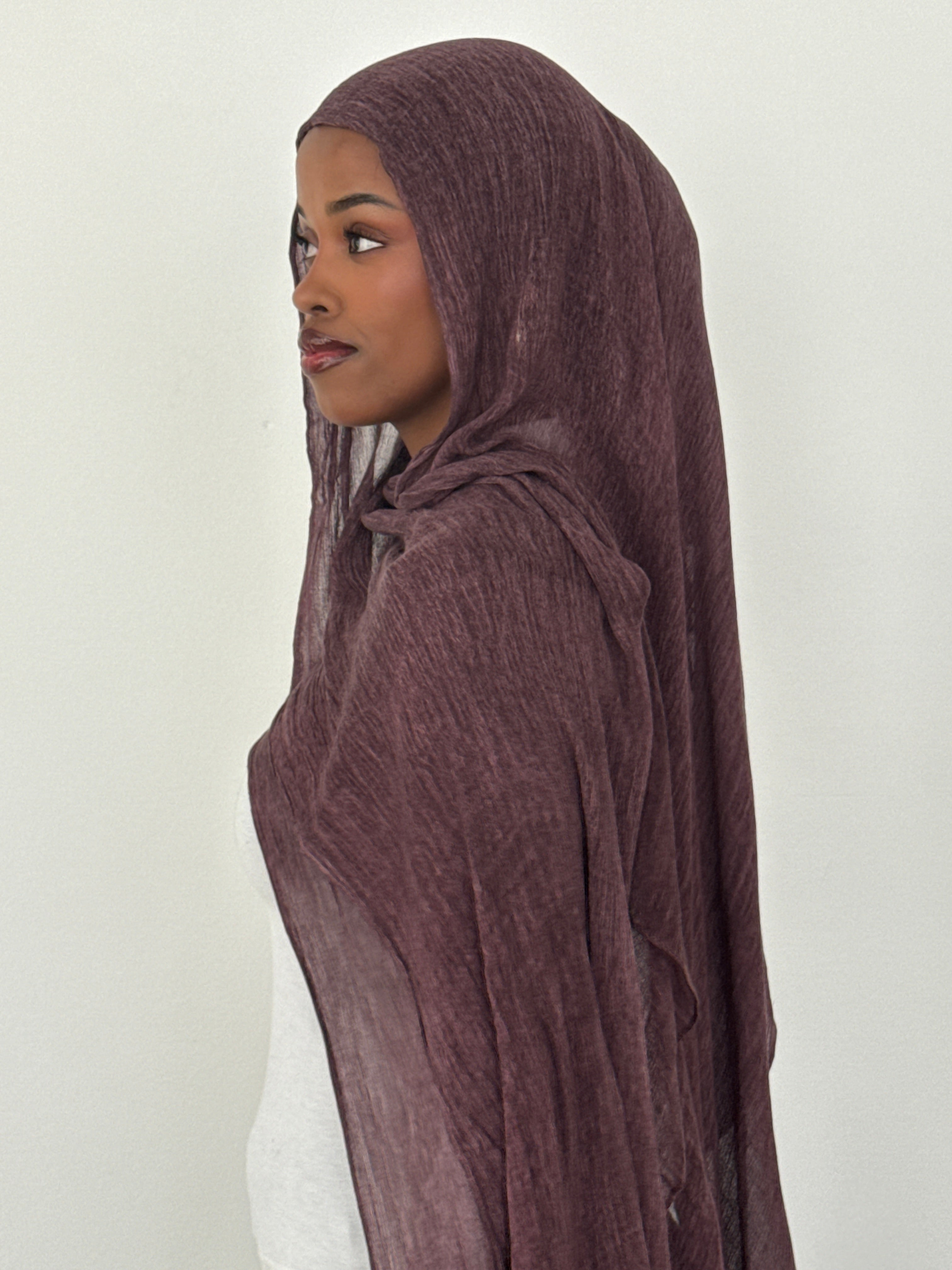 CRINKLE MODAL HIJAB ESPRESSO
