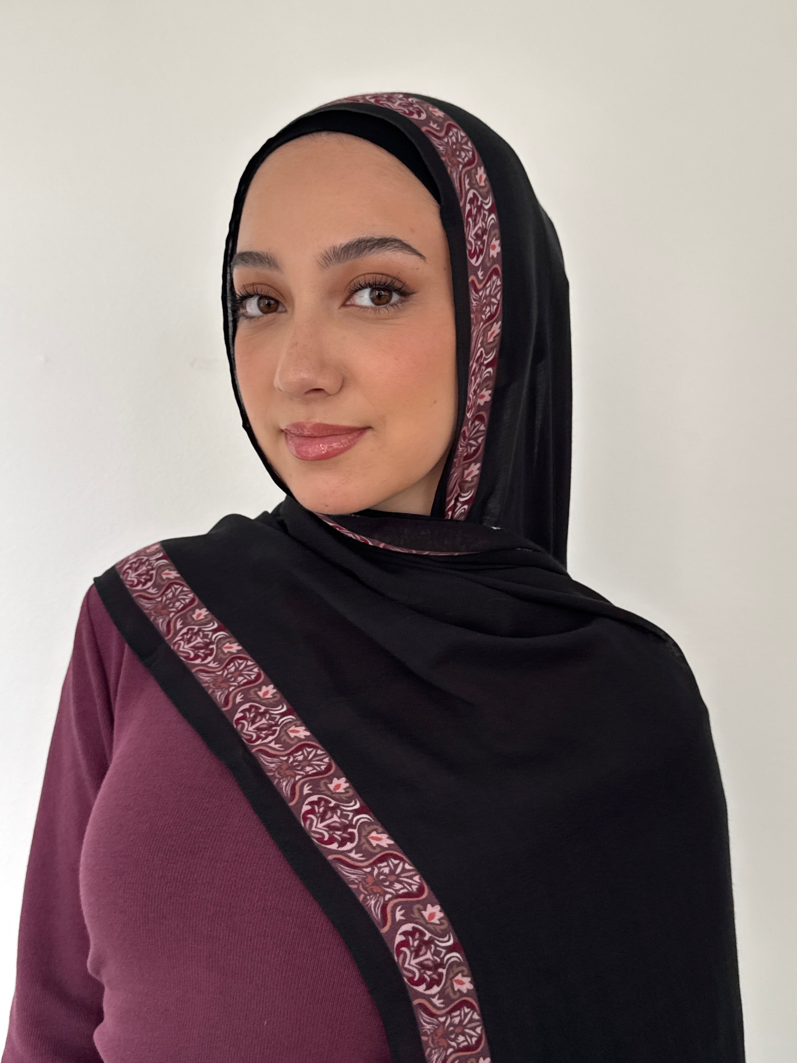 SHAL AL YAMANI MODAL HIJAB BLACK