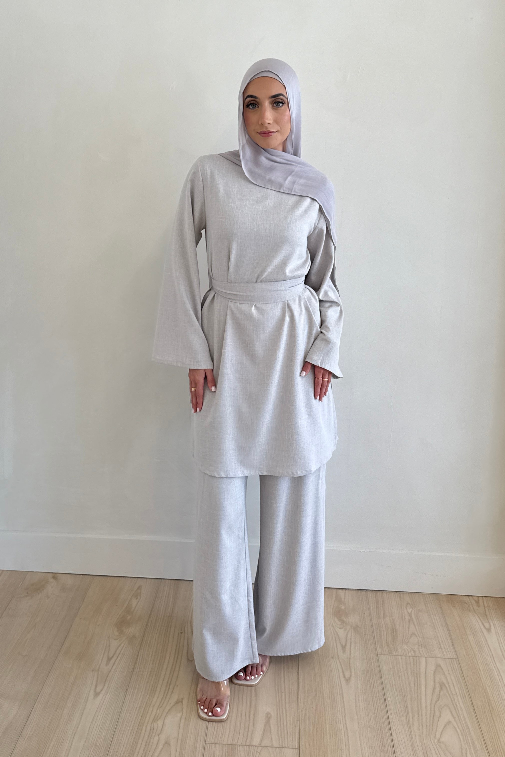 AZRA LINEN SET SAND