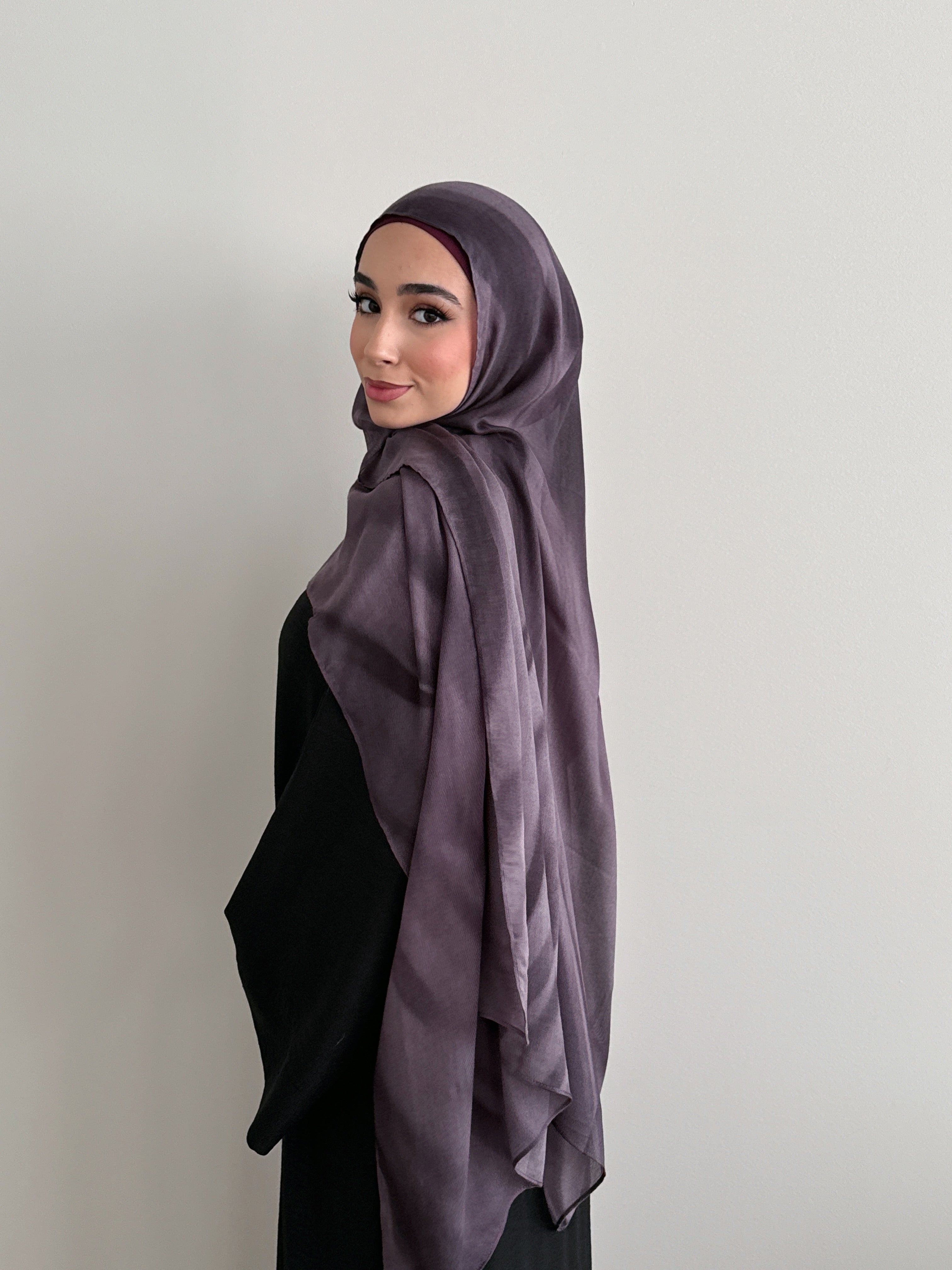 MODAL PRINT HIJAB PURPLE MIRAGE